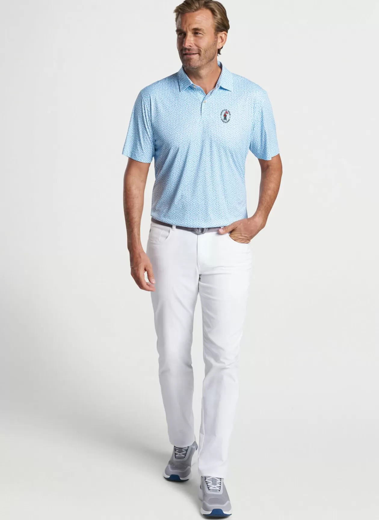 Peter Millar 124Th U.S. Open Featherweight Golf On The Rocks Polo