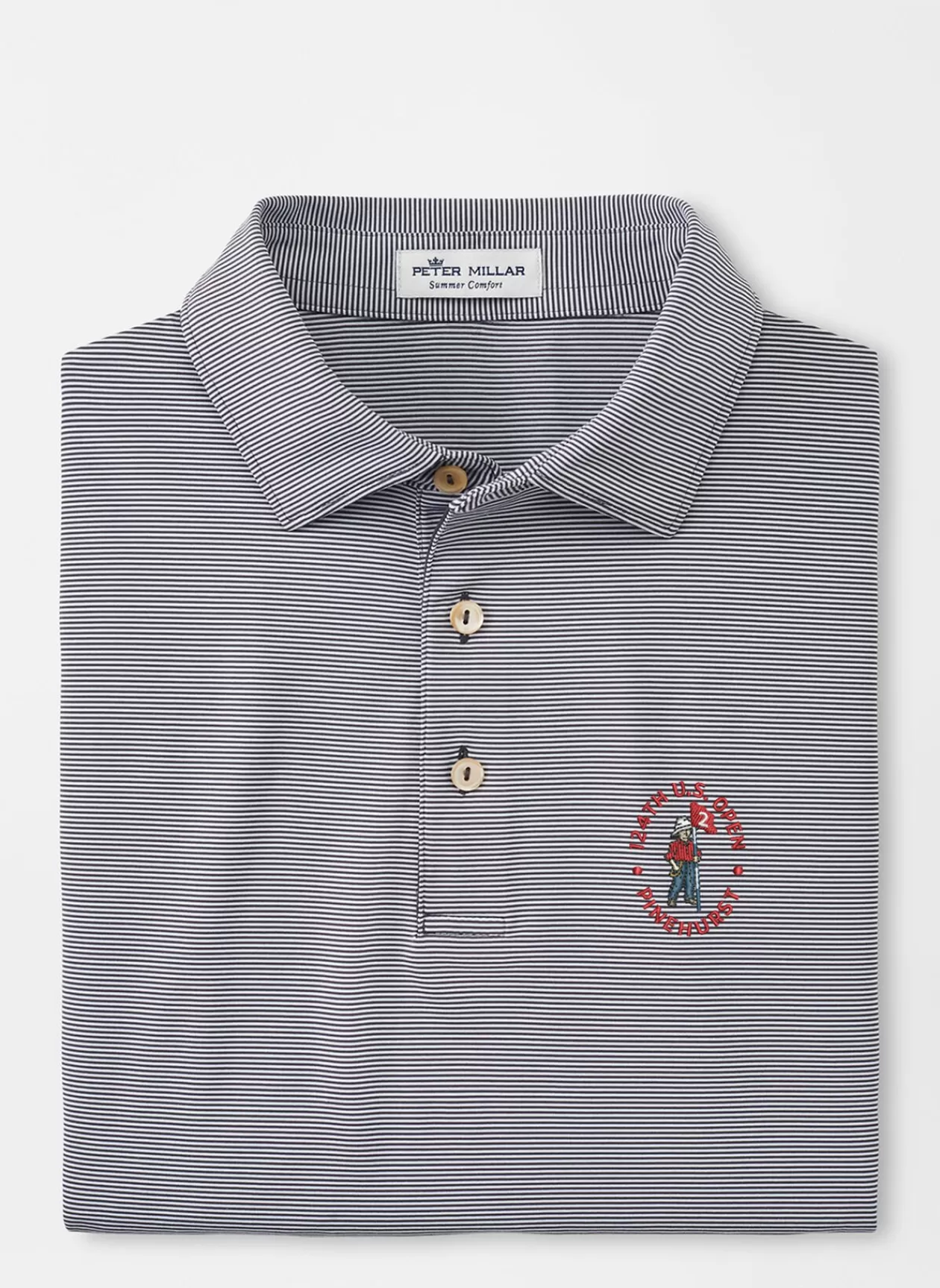 Peter Millar 124Th U.S. Open Jubilee Stripe Performance Polo