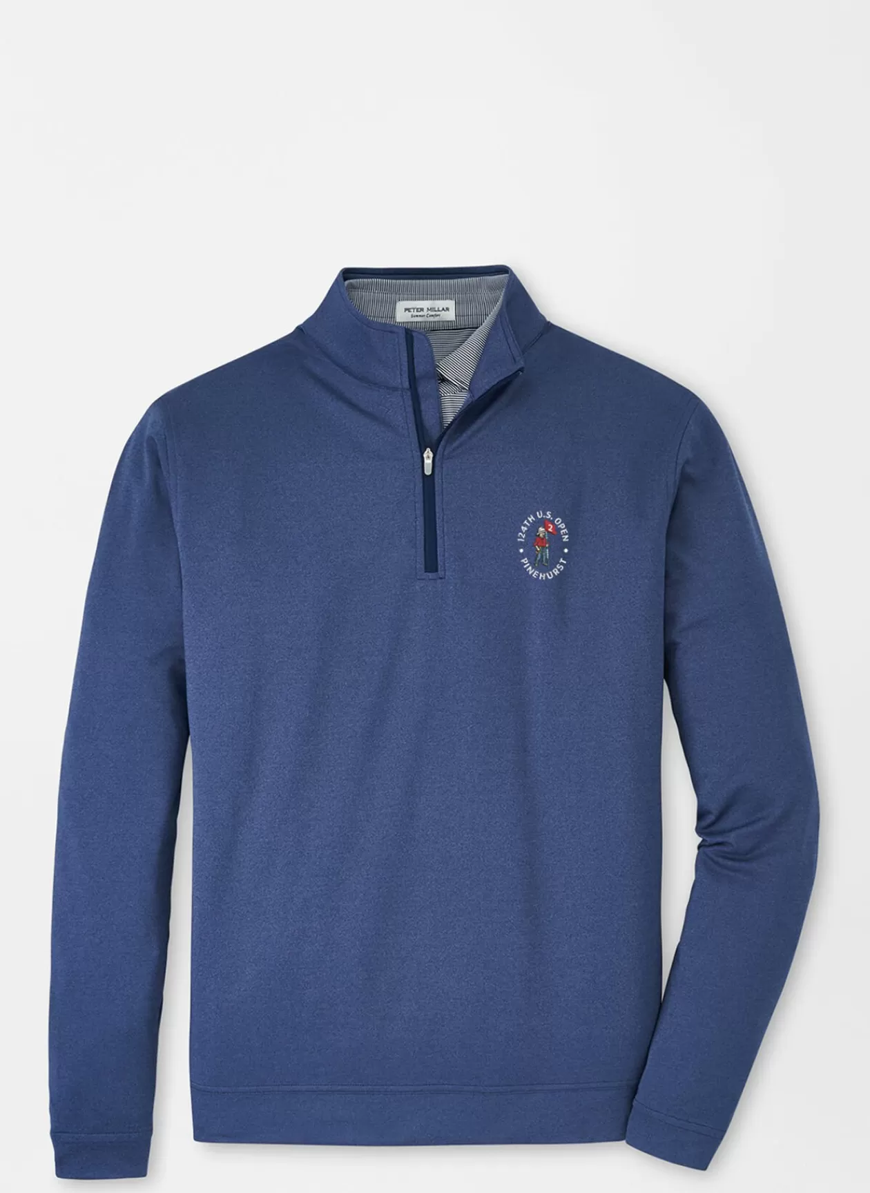 Peter Millar 124Th U.S. Open Perth Melange Performance Quarter Zip