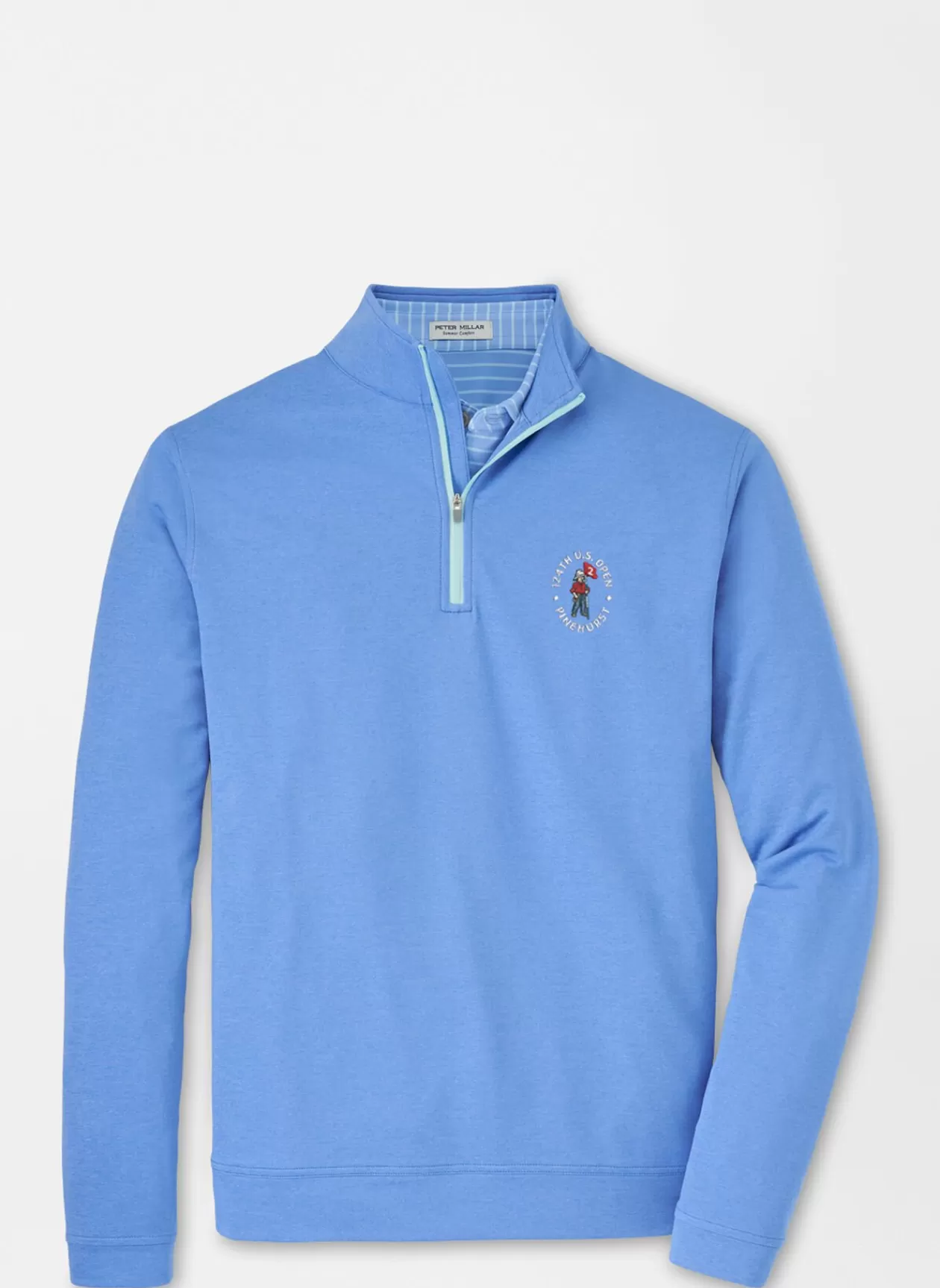 Peter Millar 124Th U.S. Open Perth Melange Performance Quarter-Zip