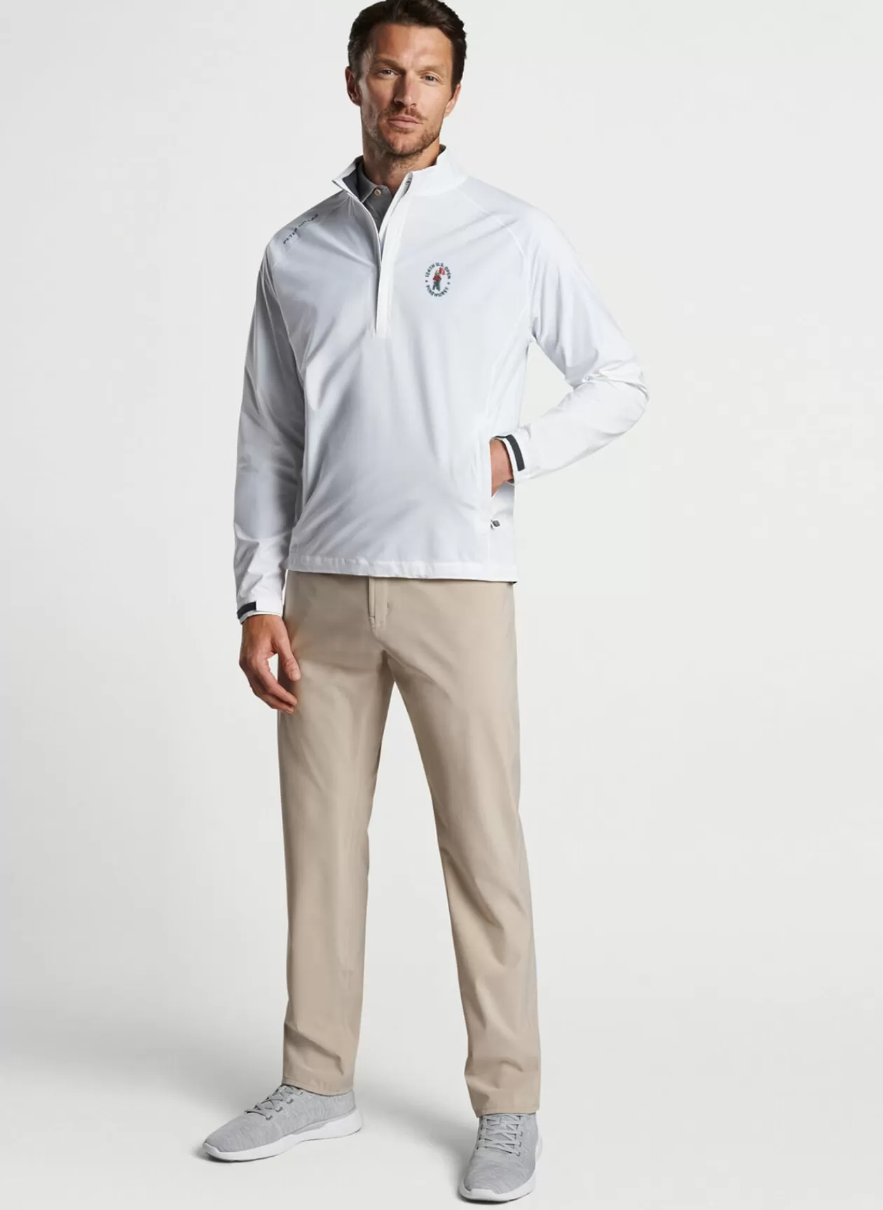 Peter Millar 124Th U.S. Open Shield Half-Zip Rain Shell