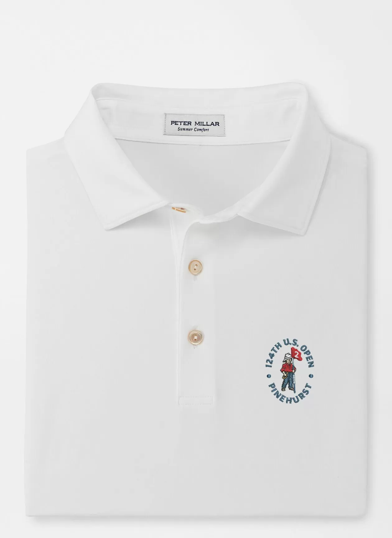 Peter Millar 124Th U.S. Open Solid Performance Jersey Polo