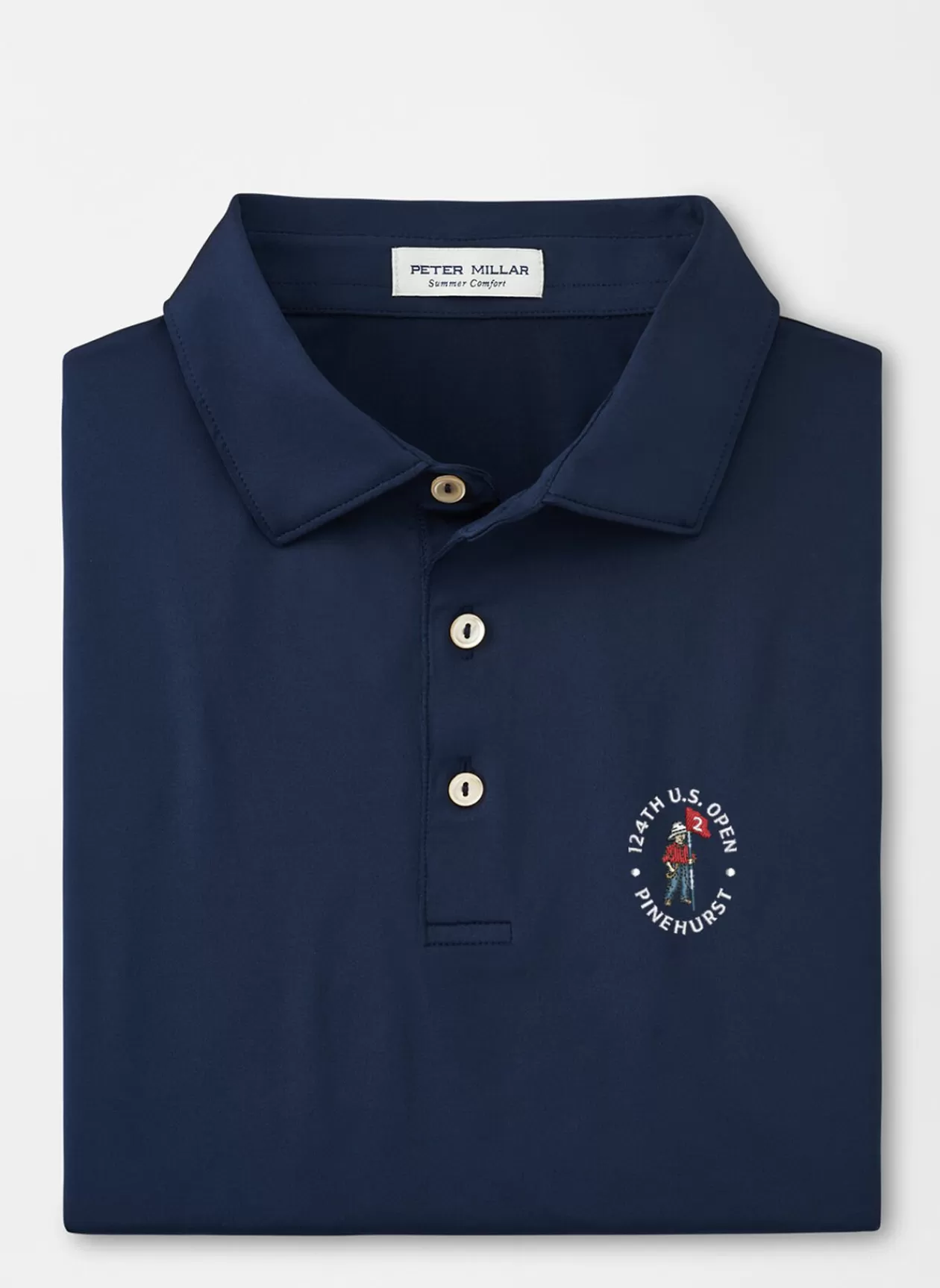 Peter Millar 124Th U.S. Open Solid Performance Jersey Polo