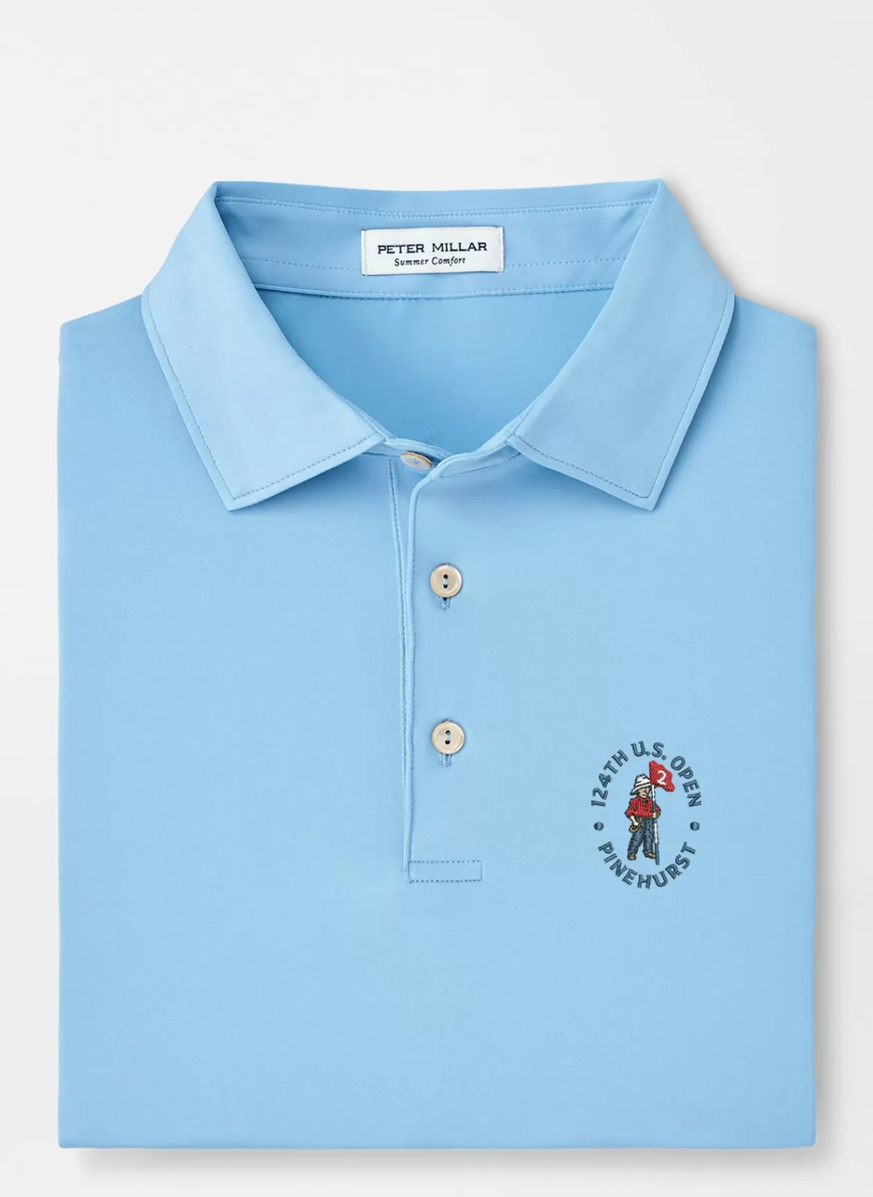 Peter Millar 124Th U.S. Open Solid Performance Jersey Polo