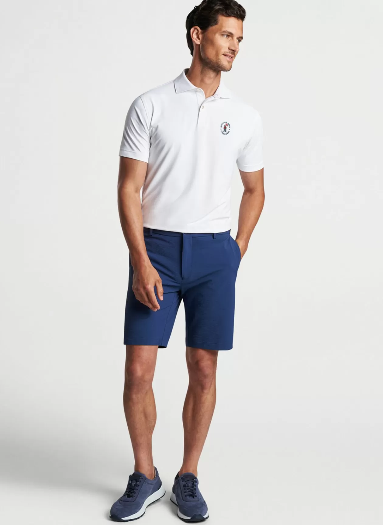 Peter Millar 124Th U.S. Open Solid Performance Jersey Polo