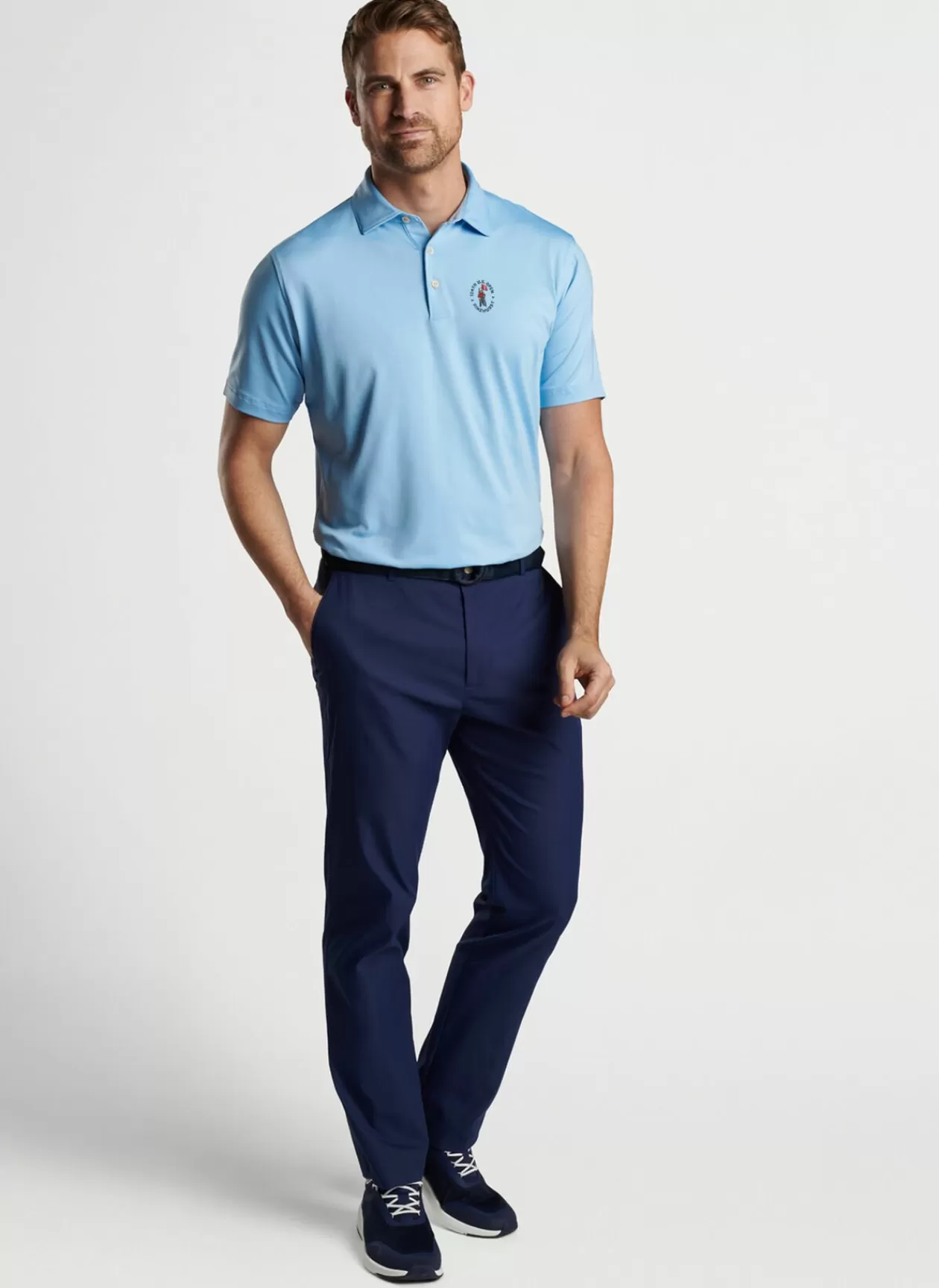 Peter Millar 124Th U.S. Open Solid Performance Jersey Polo