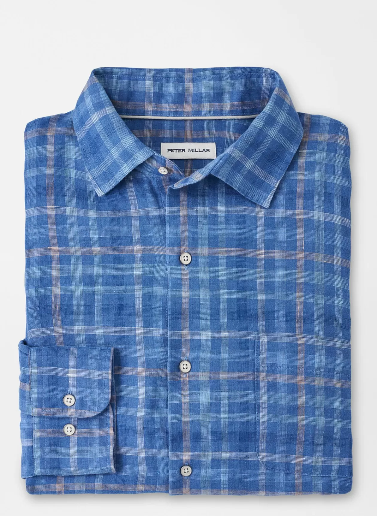 Peter Millar Ashore Linen Sport Shirt