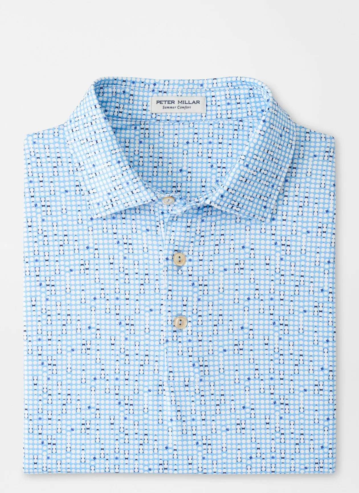 Peter Millar Backgammon Performance Jersey Polo