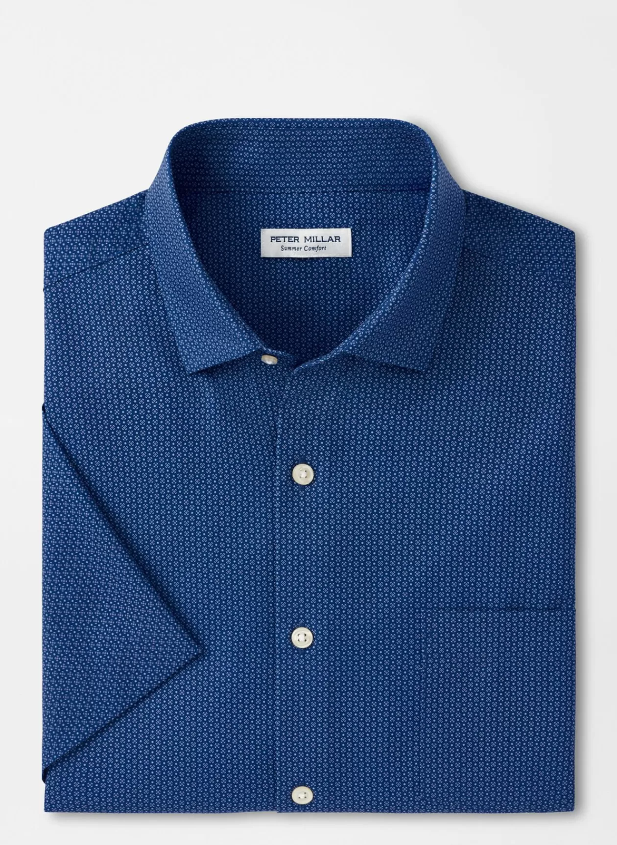 Peter Millar Bloques Performance Poplin Sport Shirt