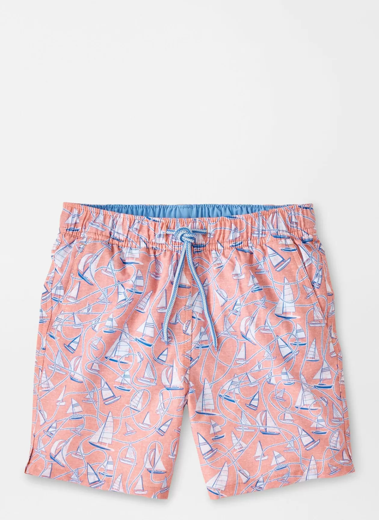 Peter Millar Boats And Ropes Youth Swim Trunk