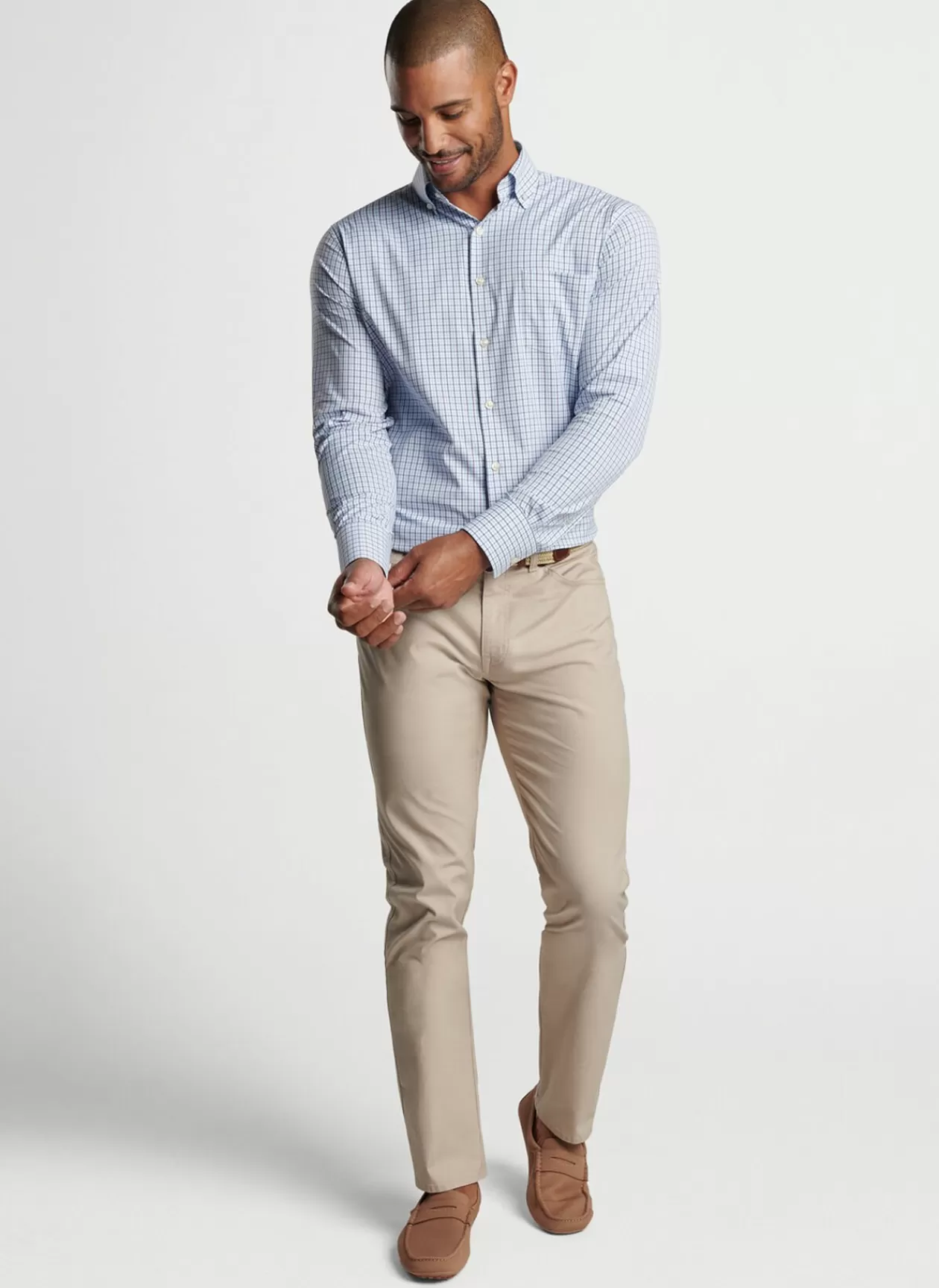 Peter Millar Chelan Performance Twill Sport Shirt