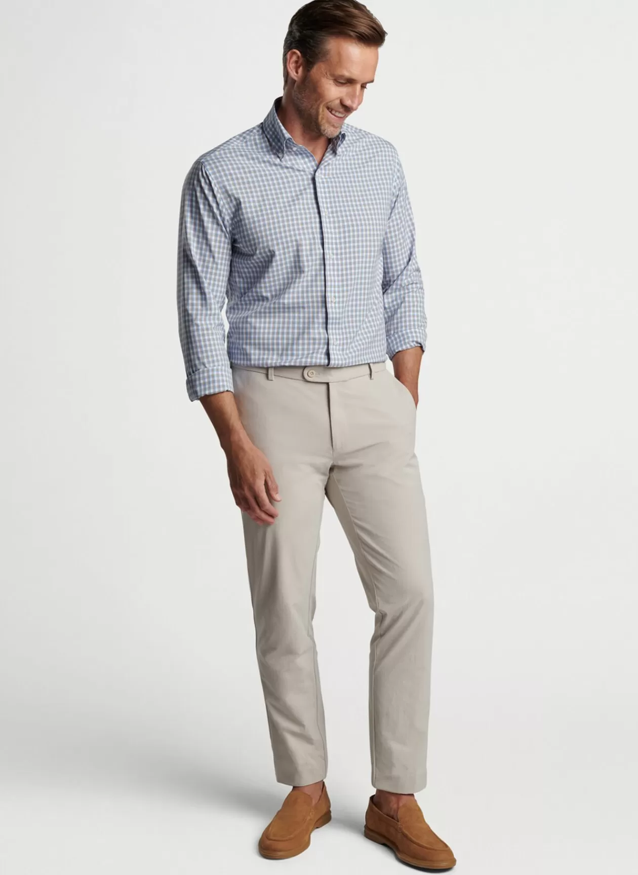 Peter Millar Cole Performance Poplin Sport Shirt