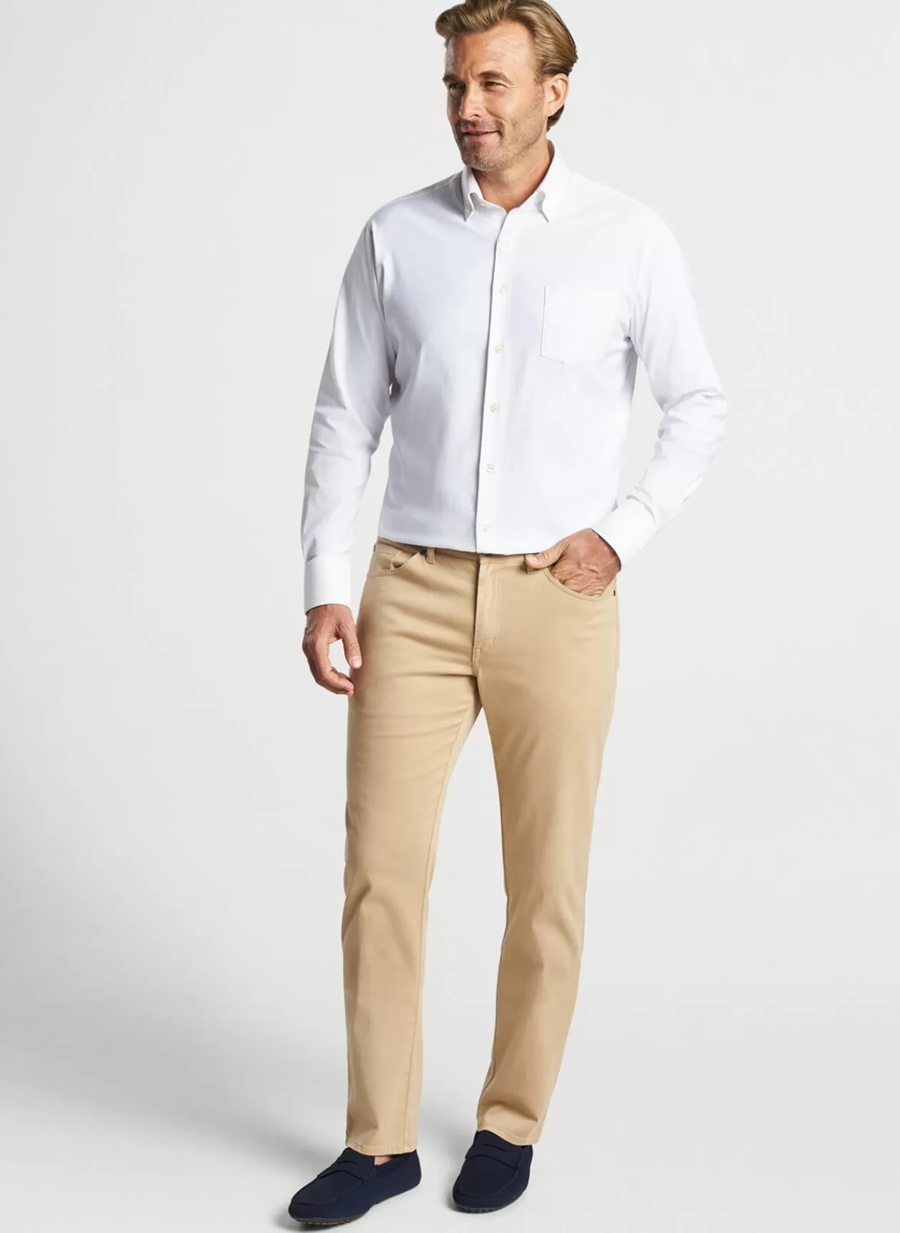 Peter Millar Collins Performance Oxford Sport Shirt