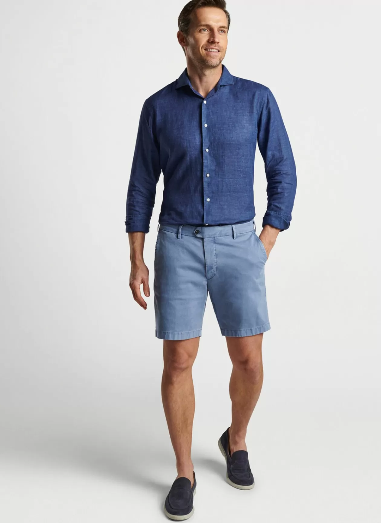 Peter Millar Concorde Garment-Dyed Short