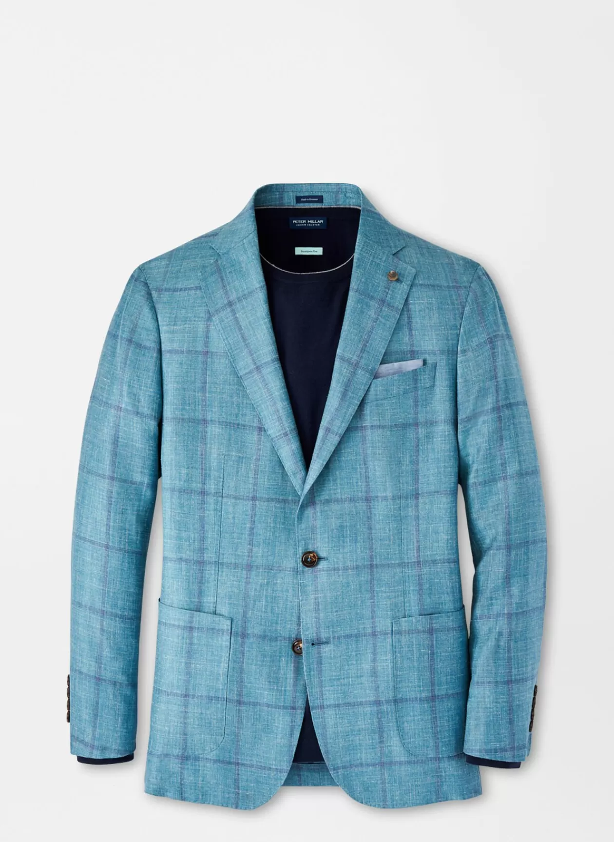 Peter Millar Creston Windowpane Soft Jacket