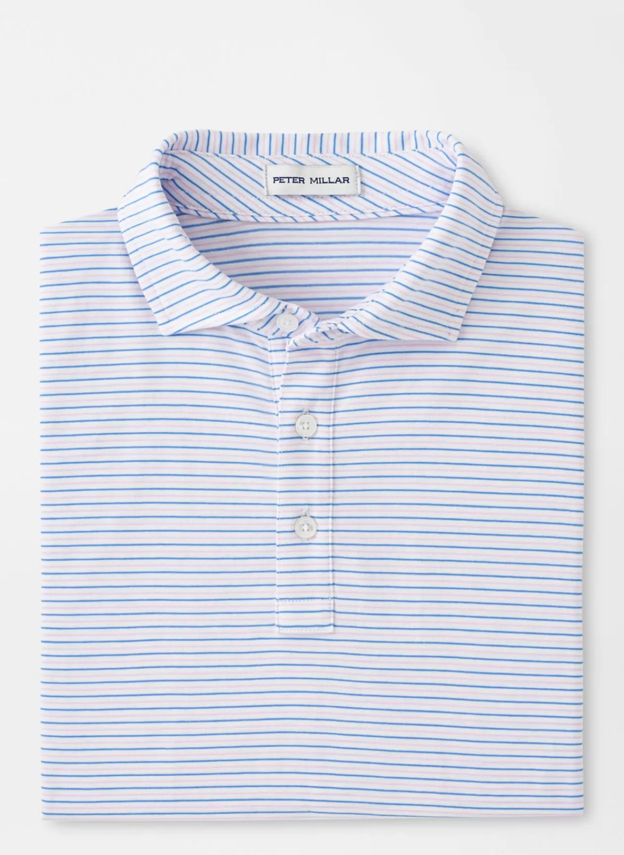 Peter Millar Crown Comfort Cotton Polo Range Stripe