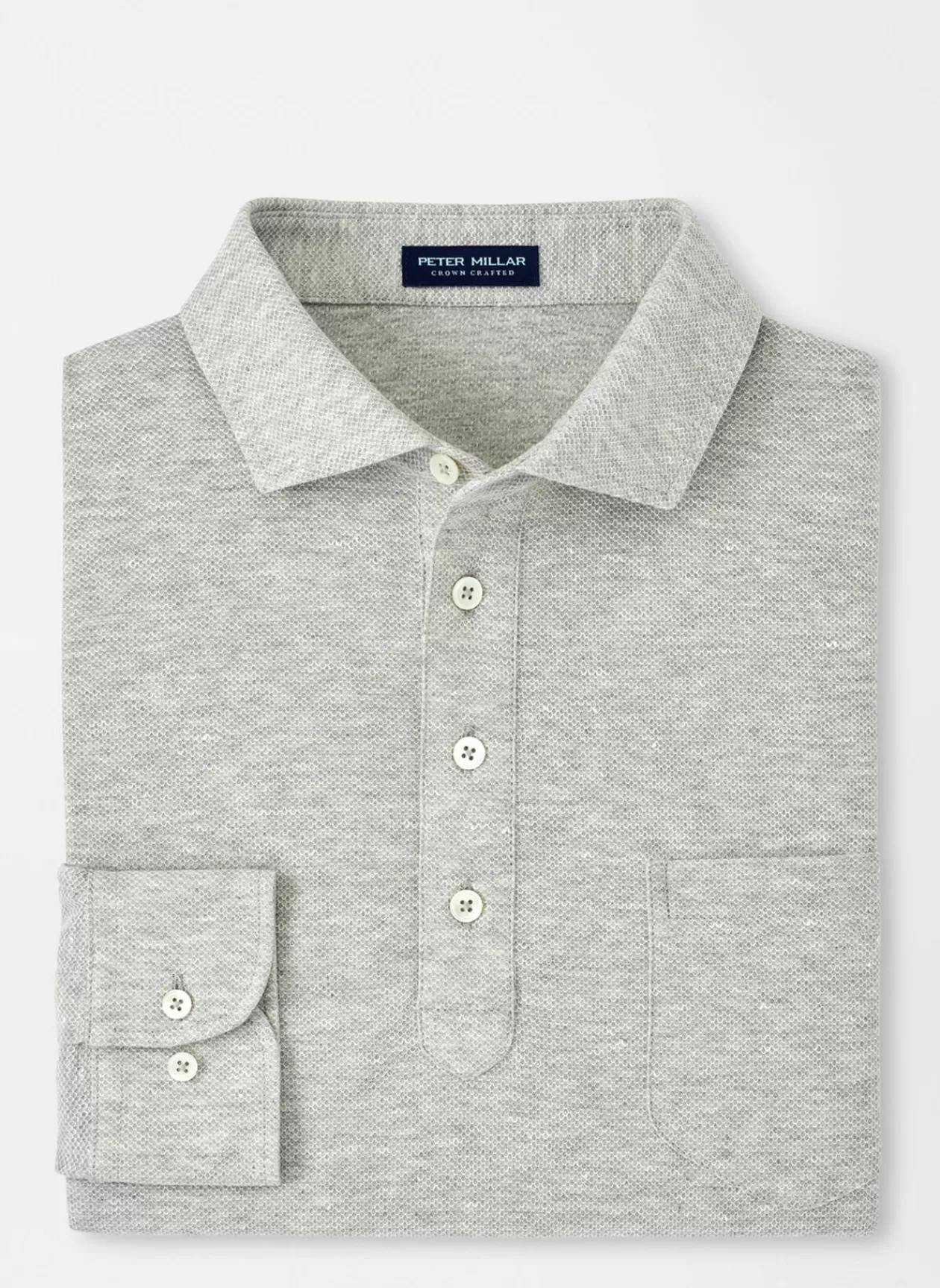 Peter Millar Croxley Long-Sleeve Polo