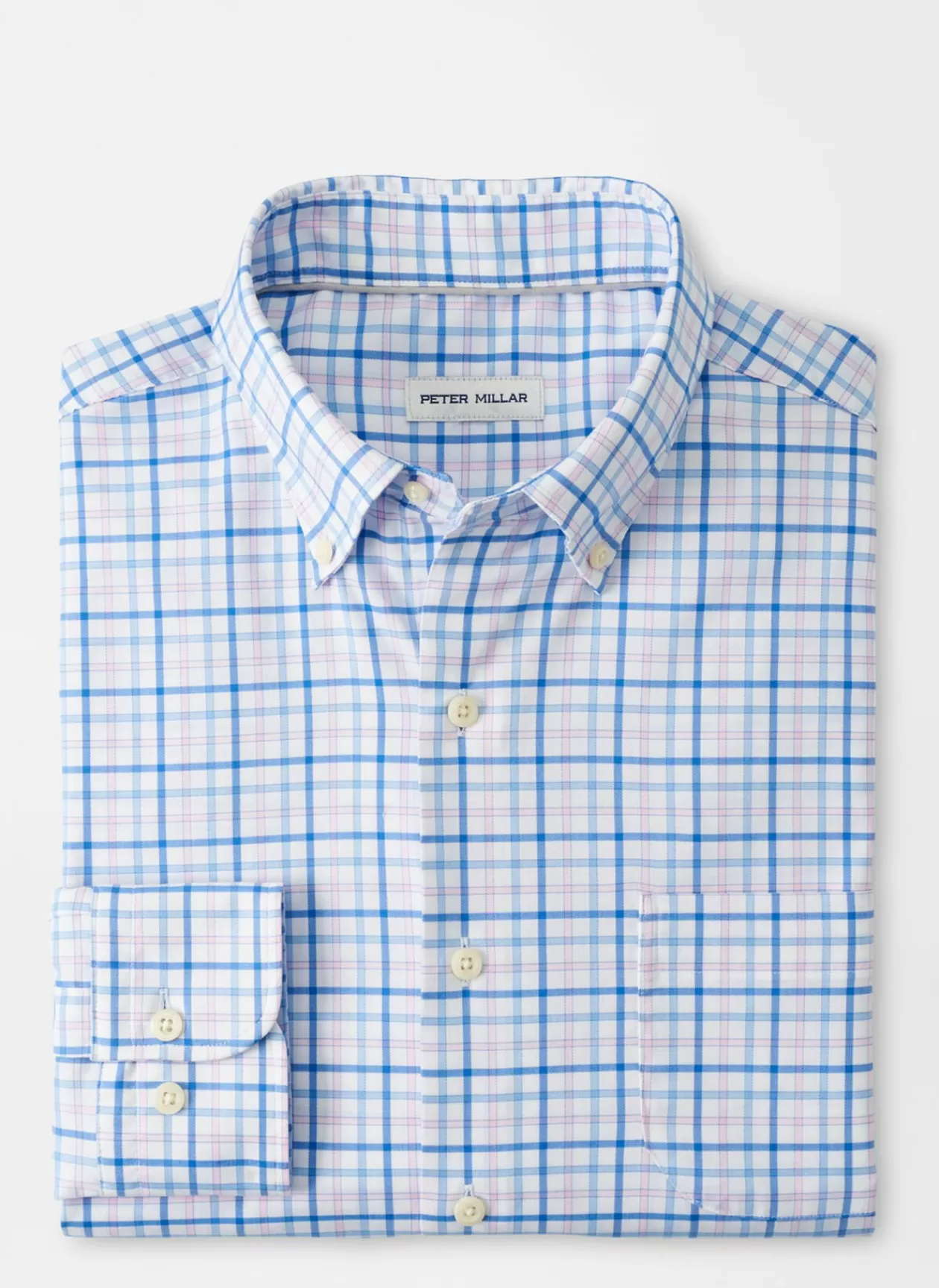 Peter Millar Cutler Cotton-Stretch Sport Shirt