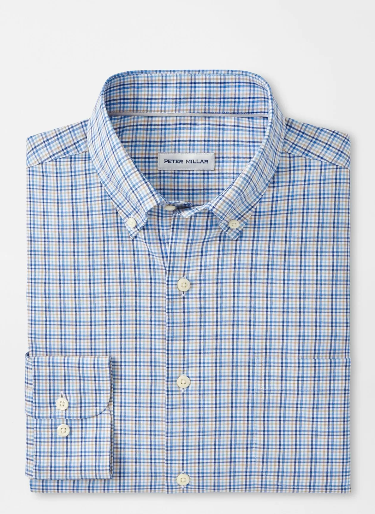 Peter Millar Cutler Crown Lite Cotton-Stretch Sport Shirt