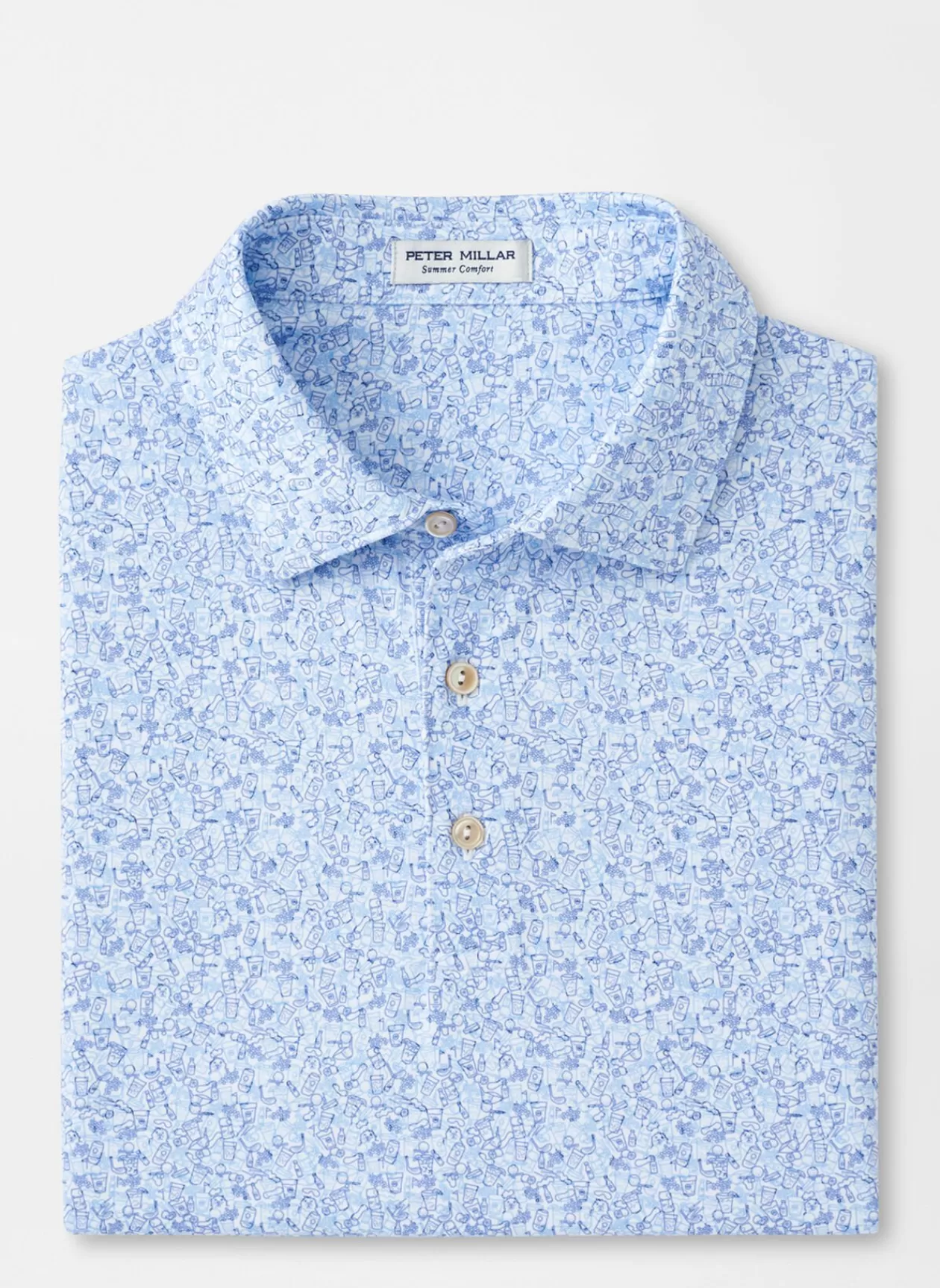 Peter Millar Dazed And Transfused Performance Jersey Polo