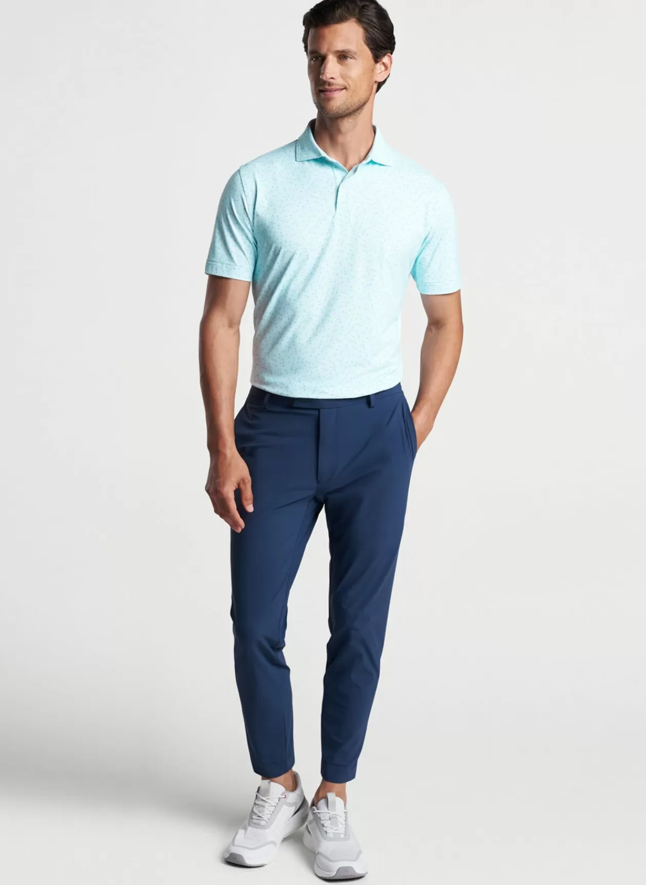 Peter Millar Diamond In The Rough Performance Jersey Polo