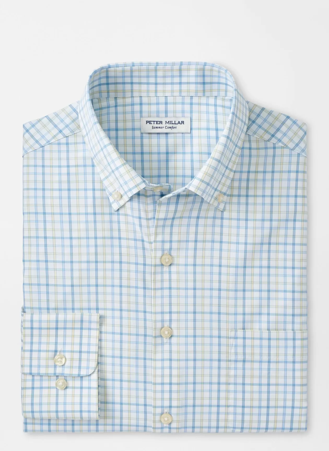 Peter Millar Eastport Performance Twill Sport Shirt