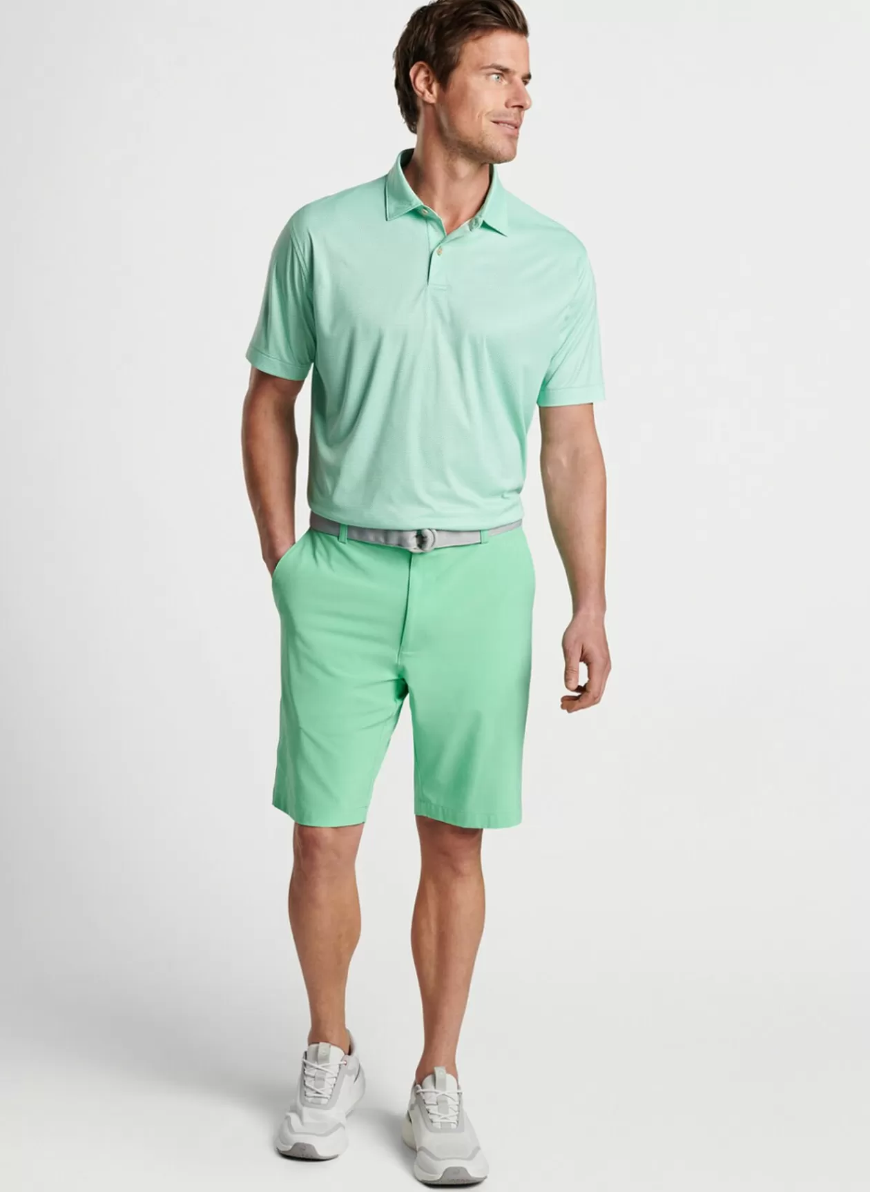 Peter Millar Featherweight Performance Art Deco Polo