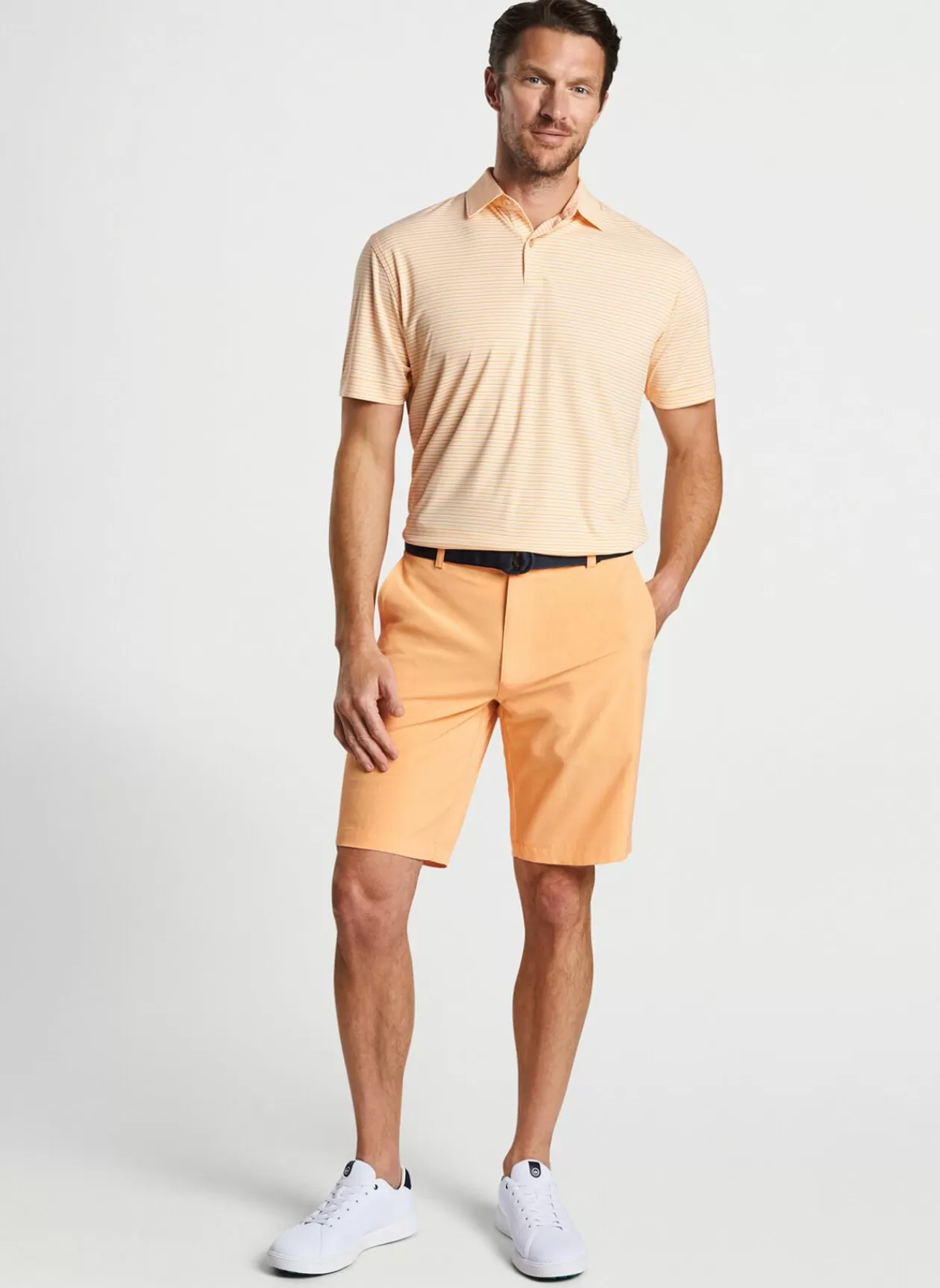 Peter Millar Featherweight Performance Payne Stripe Polo