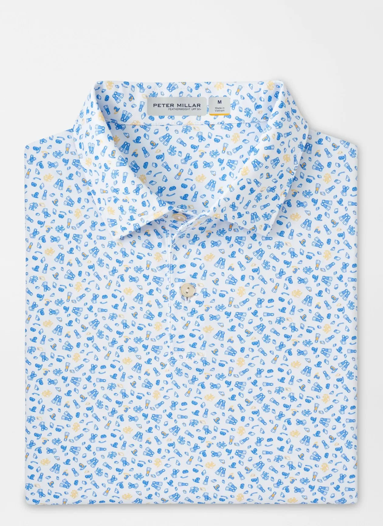 Peter Millar Featherweight Performance Sea For Yourself Polo