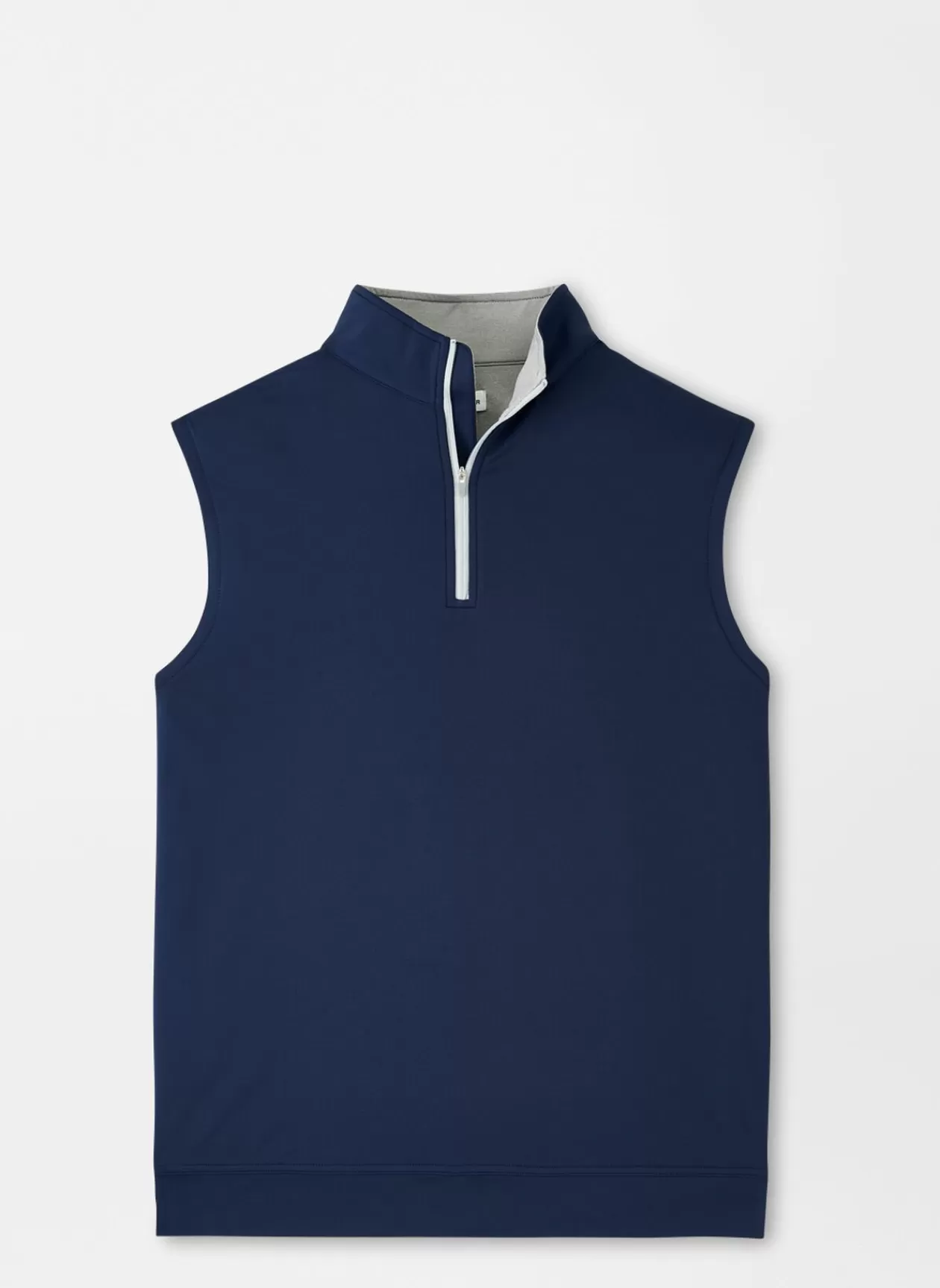 Peter Millar Galway Stretch Loop Terry Quarter-Zip Vest