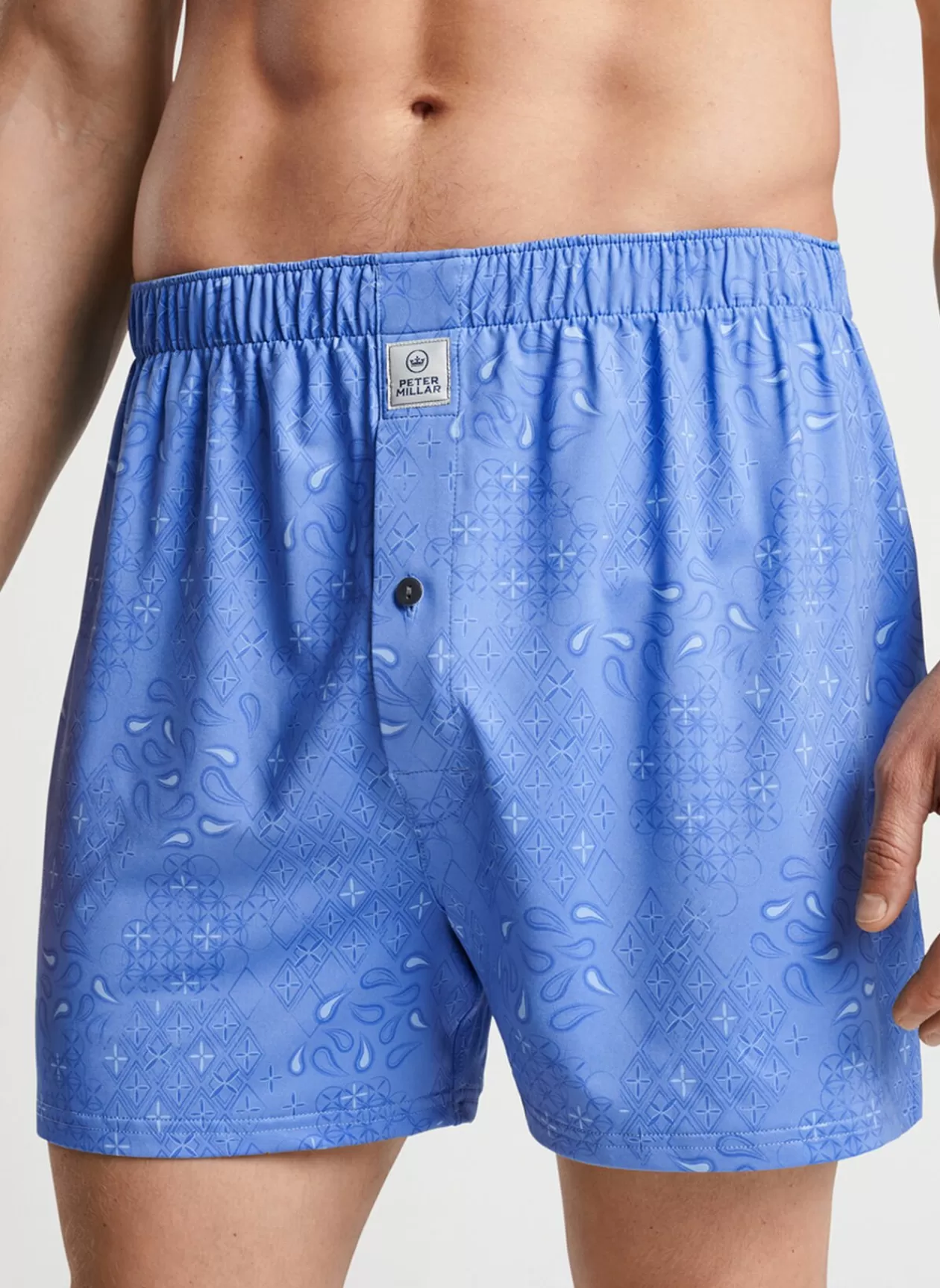 Peter Millar Geo Paisley Performance Boxer Short