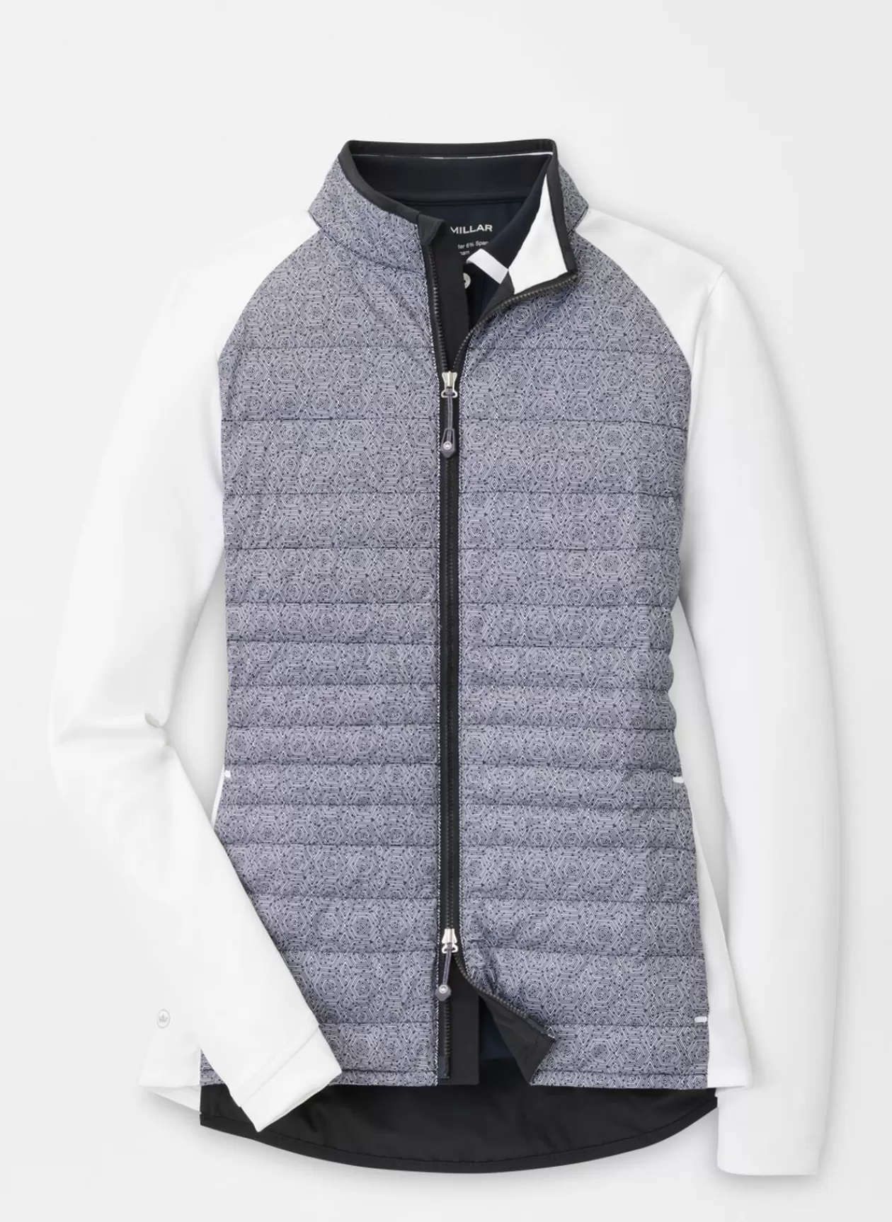 Peter Millar Hexagons Print Merge Hybrid Jacket