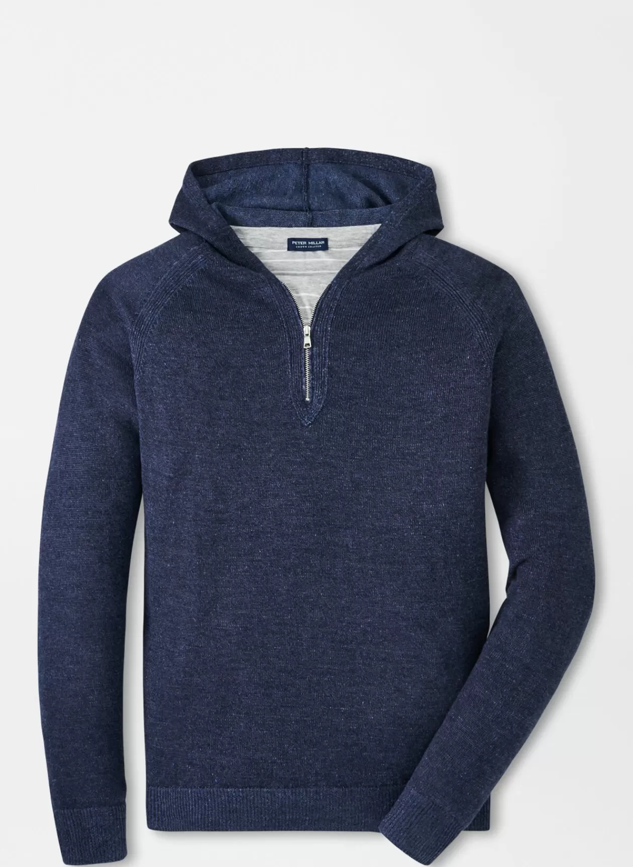 Peter Millar Holden Quarter-Zip Hoodie Sweater