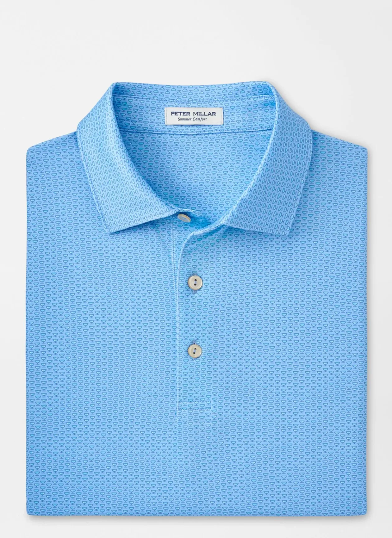 Peter Millar I'Ll Have It Neat Performance Jersey Polo