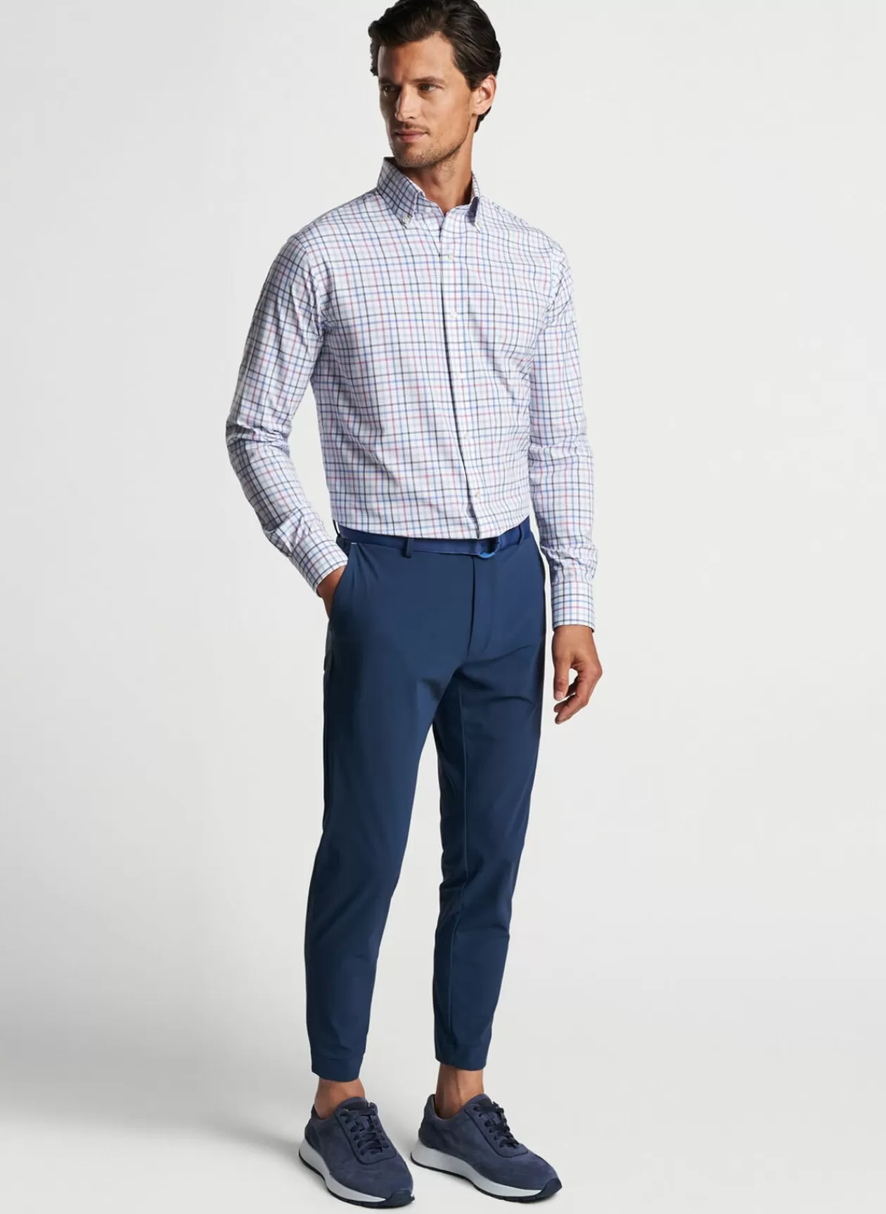 Peter Millar Kimball Performance Poplin Sport Shirt