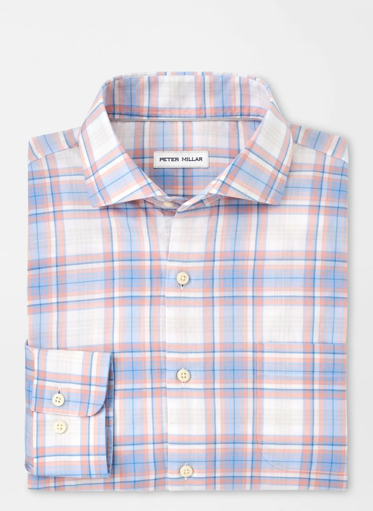 Peter Millar Kingfield Summer Soft Cotton Sport Shirt