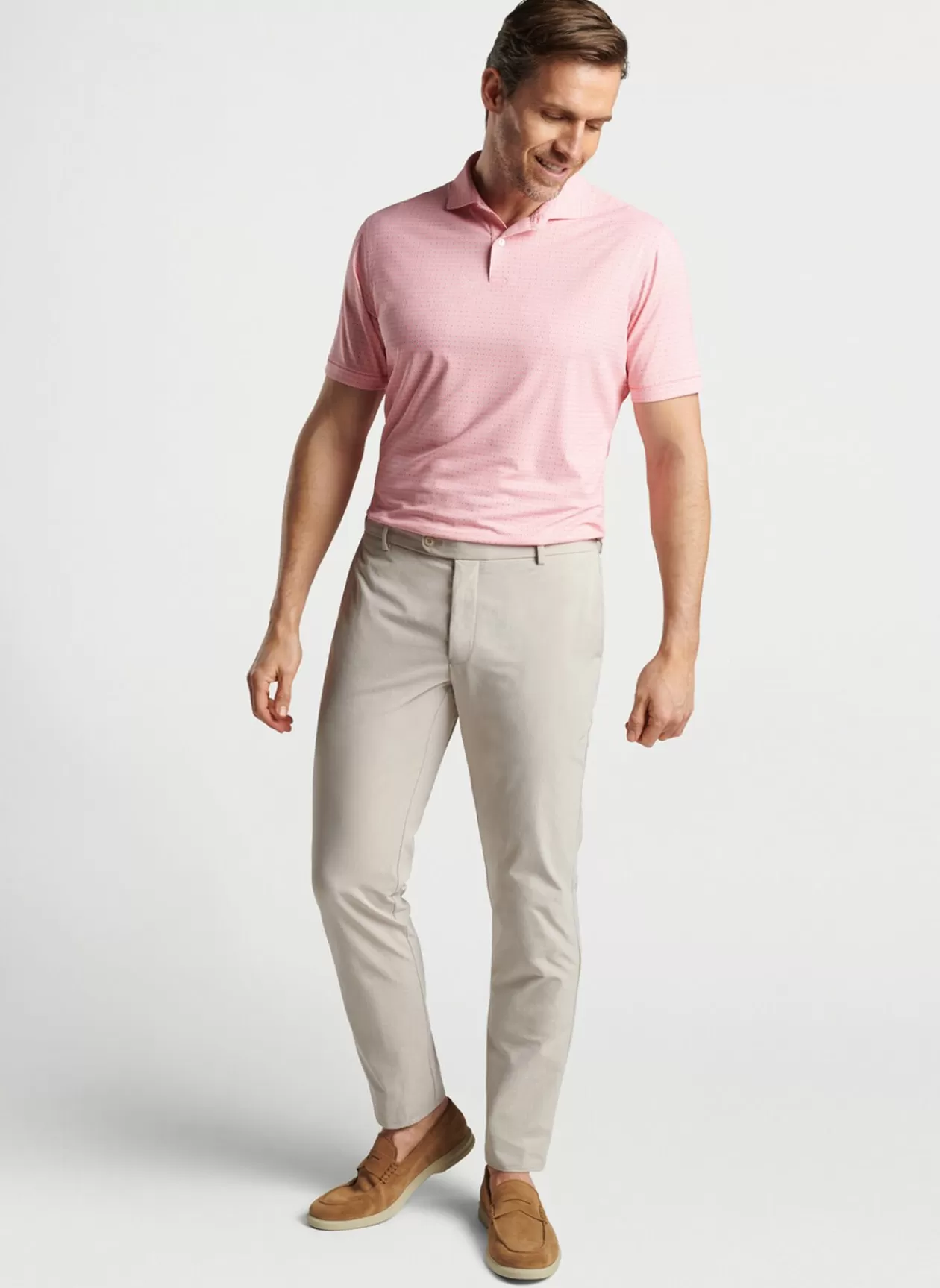 Peter Millar Lloyd Dot Geo Performance Jersey Polo