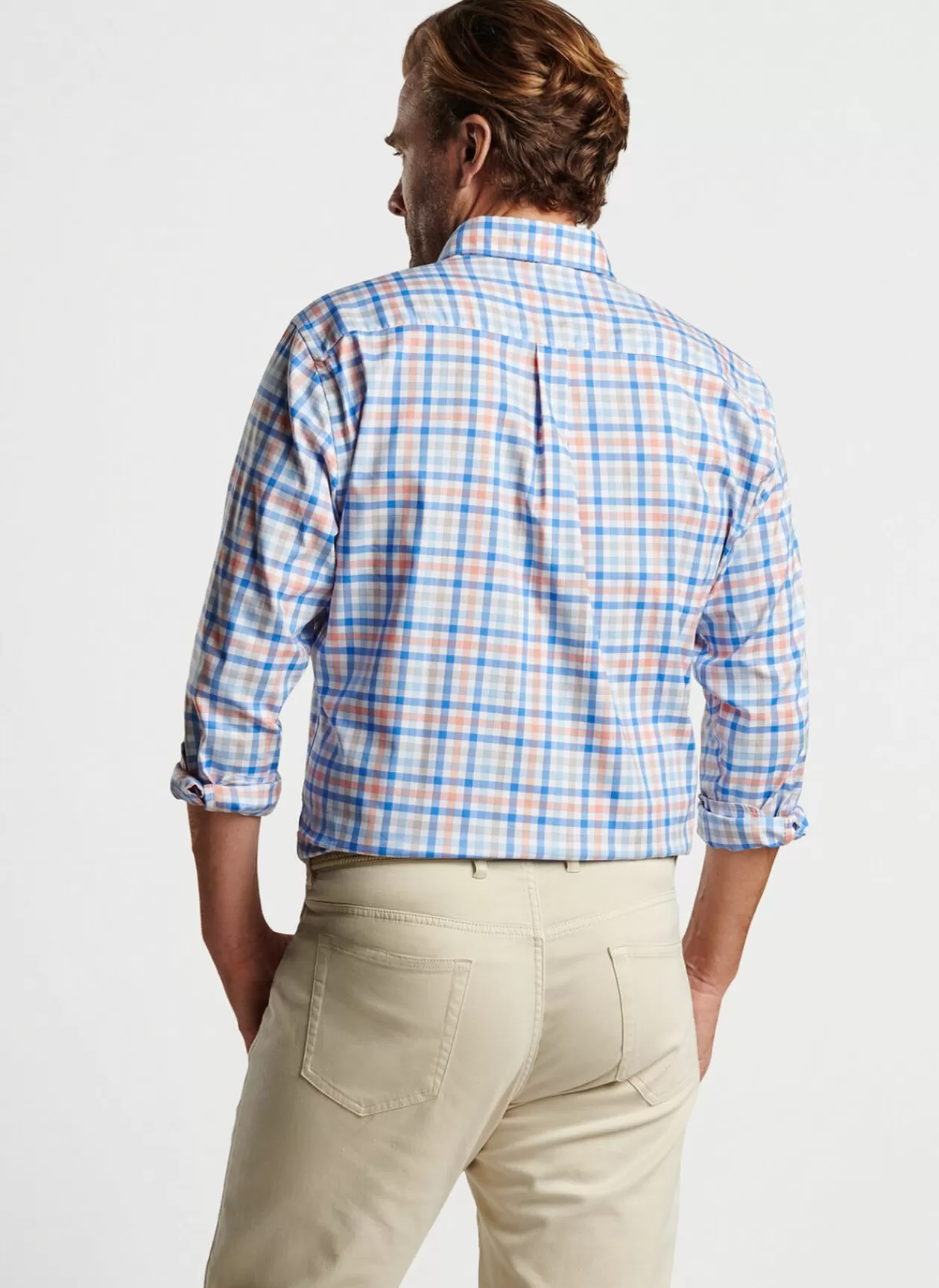 Peter Millar Orin Cotton-Stretch Sport Shirt