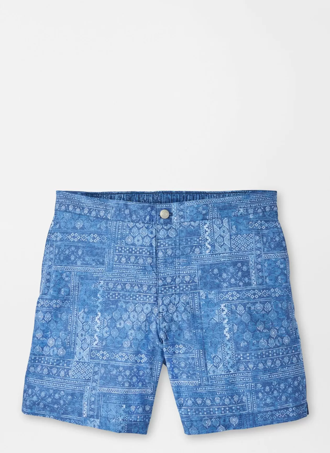 Peter Millar Patchwork Tile Swim Trunk