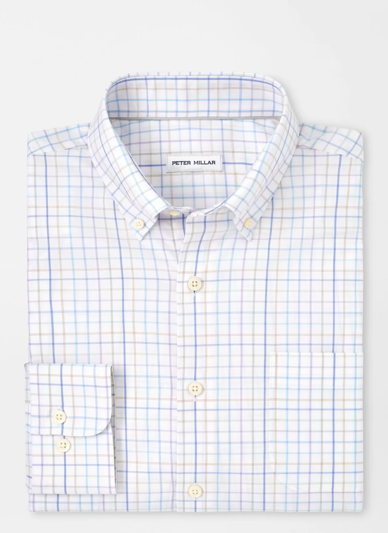 Peter Millar Patten Crown Lite Cotton-Stretch Sport Shirt