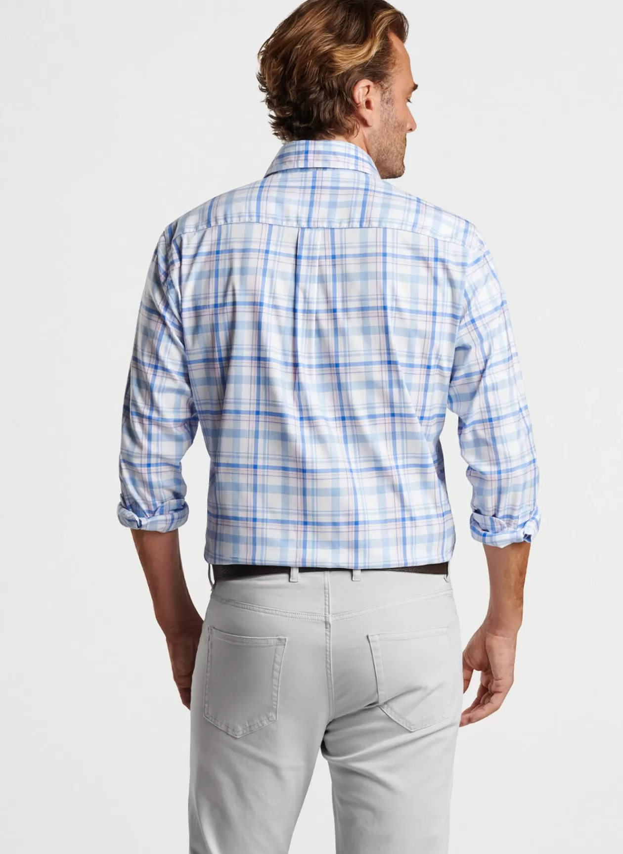 Peter Millar Payson Cotton-Stretch Sport Shirt