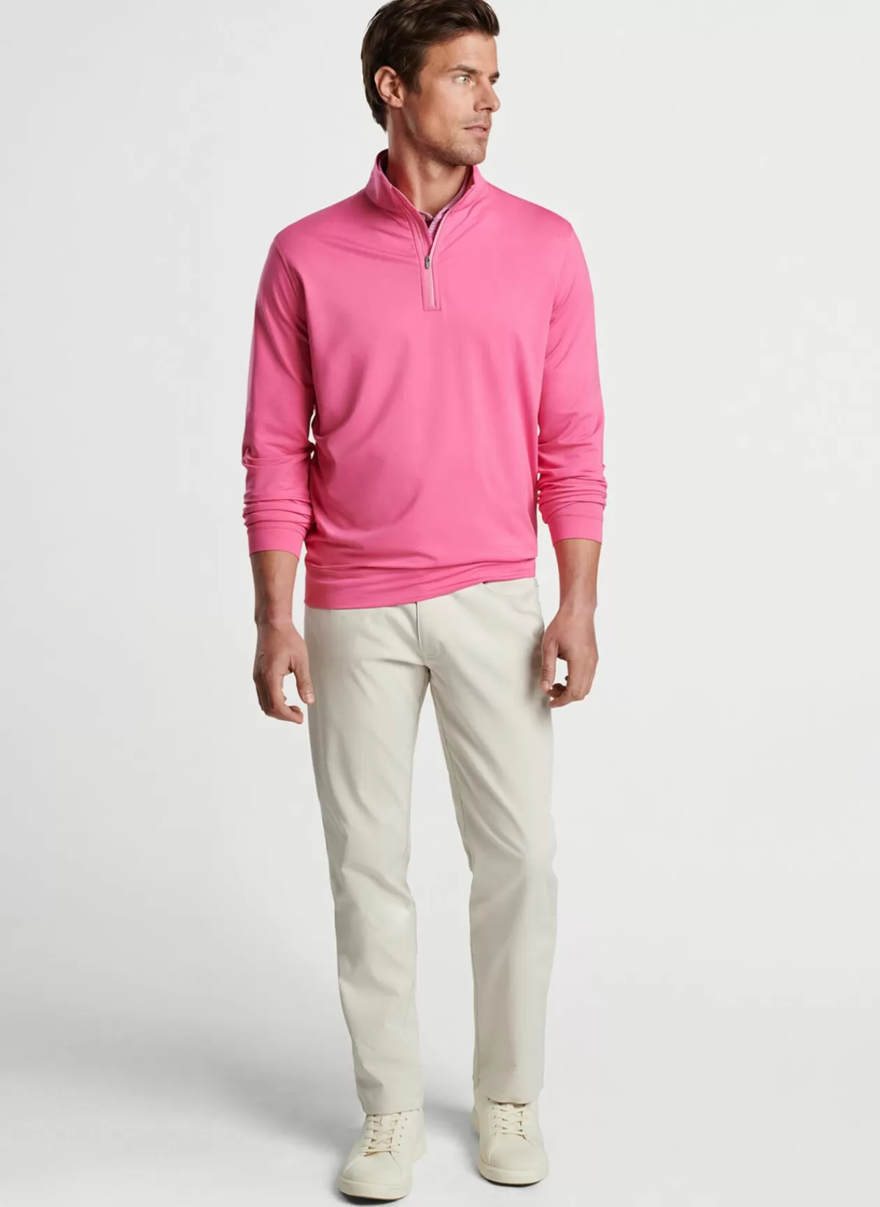 Peter Millar Perth Melange Performance Quarter-Zip