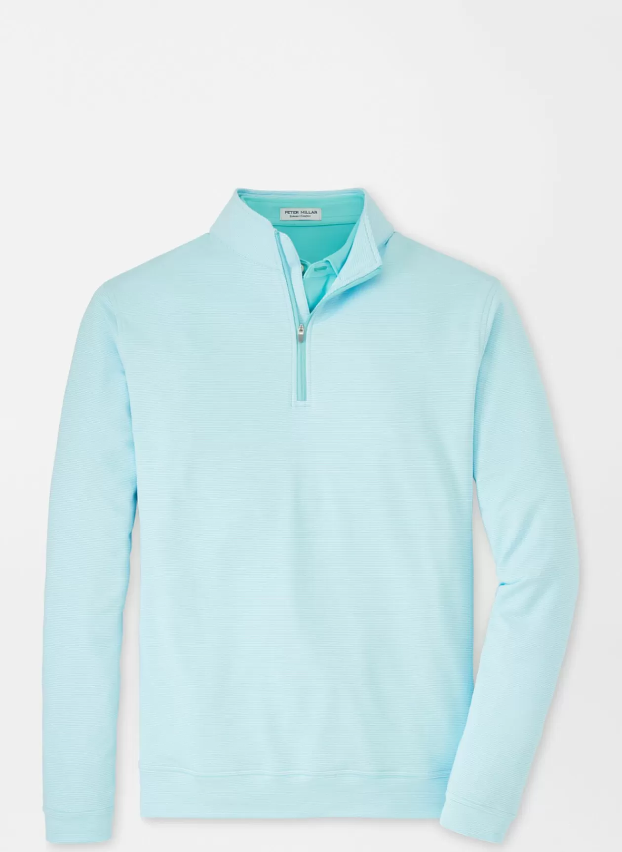 Peter Millar Perth Sugar Stripe Performance Quarter-Zip