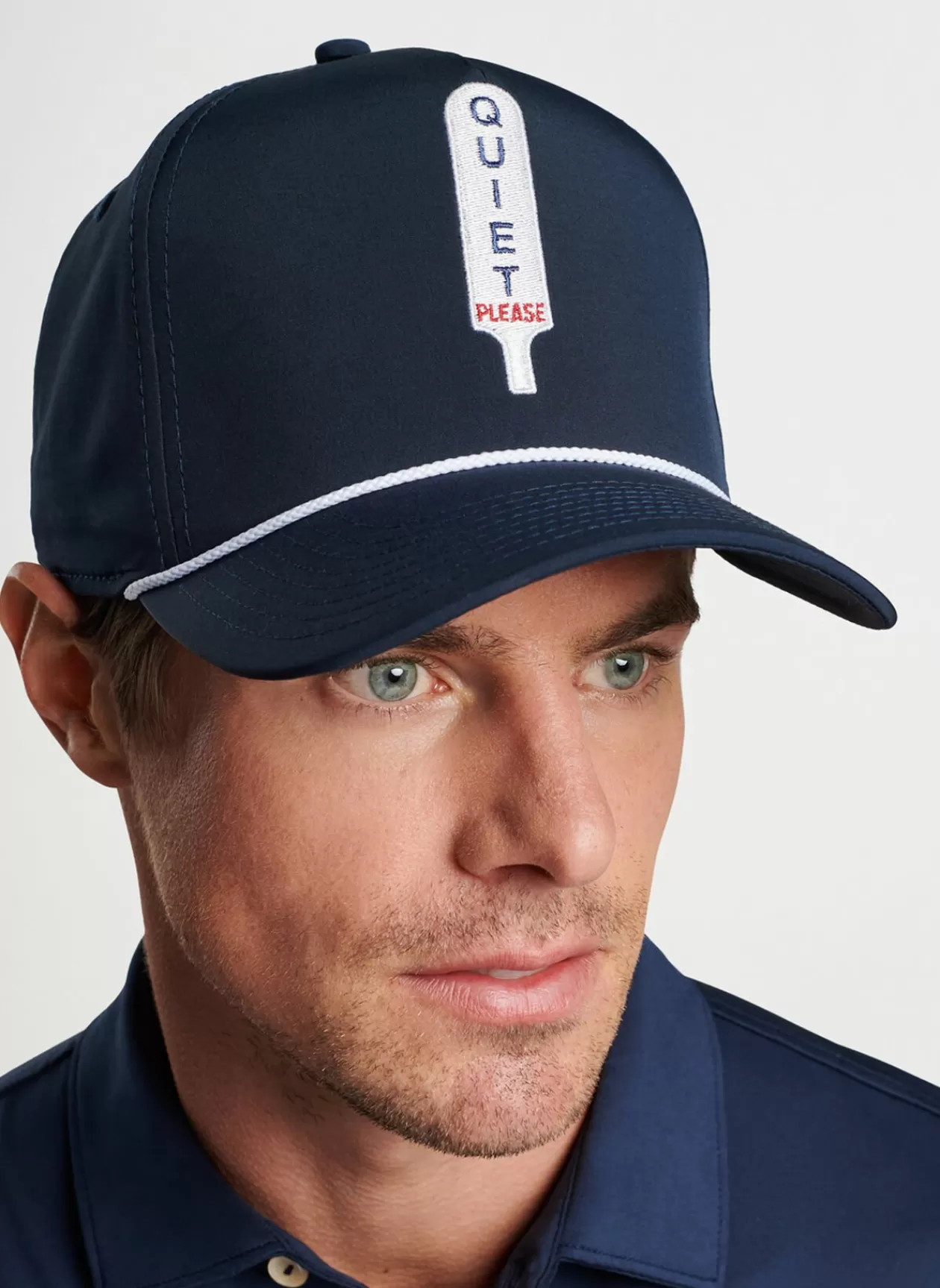 Peter Millar Quiet Please Performance Rope Hat