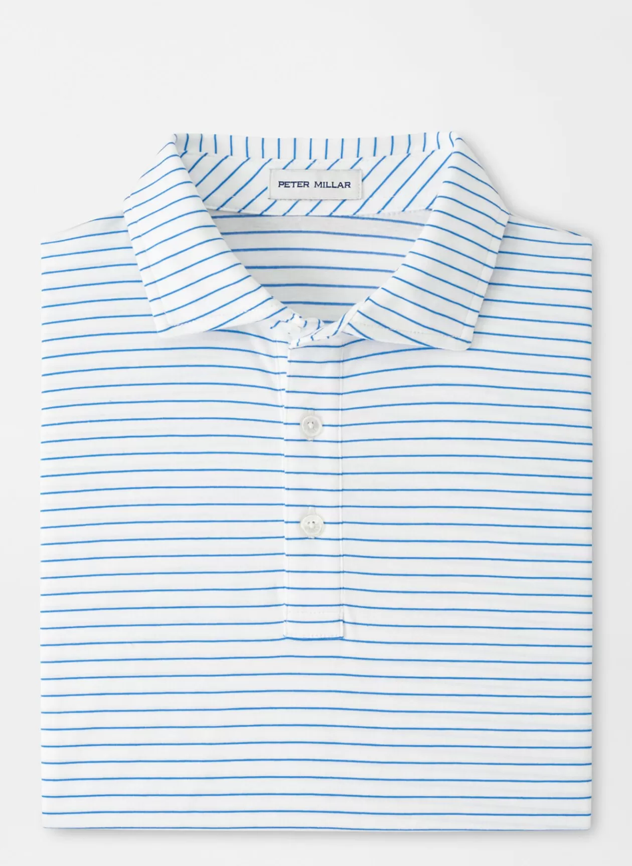 Peter Millar Pilot Mill Cedar Stripe Short-Sleeve Polo