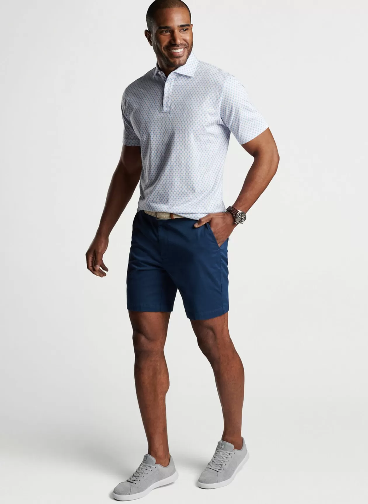 Peter Millar Pilot Mill Sip And Slice Short-Sleeve Polo