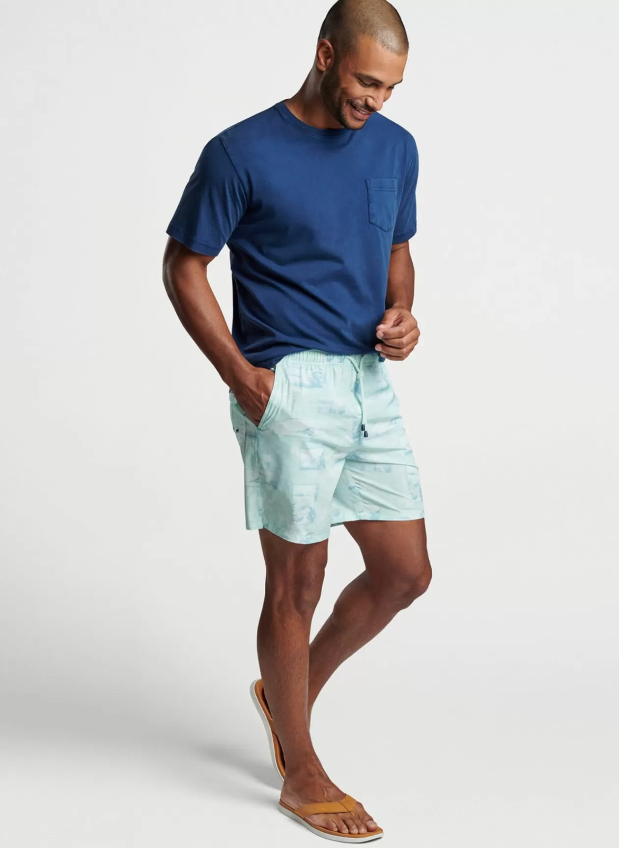 Peter Millar Postcards From Italy Swim Trunk