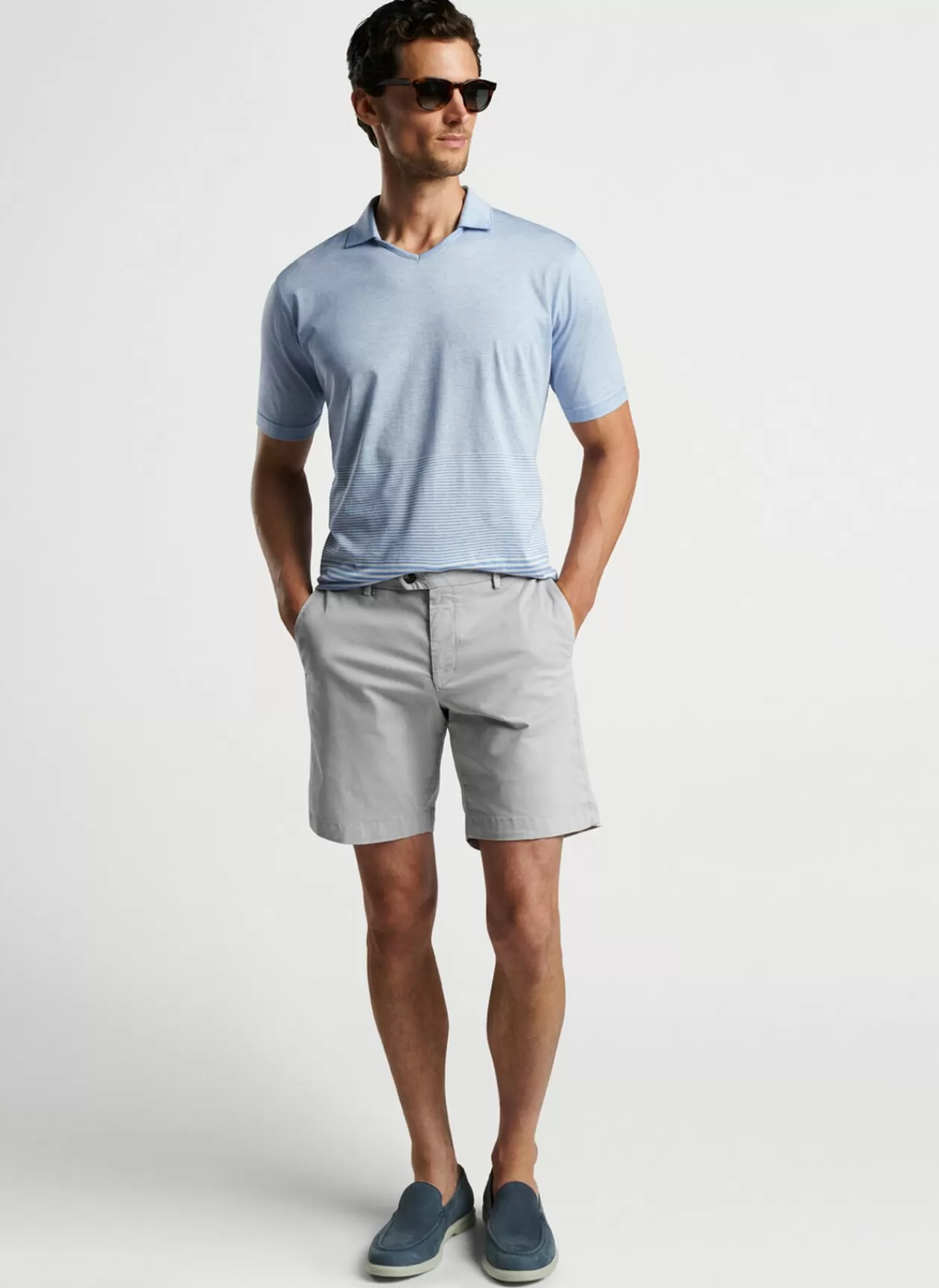 Peter Millar Riviera Open Collar Polo