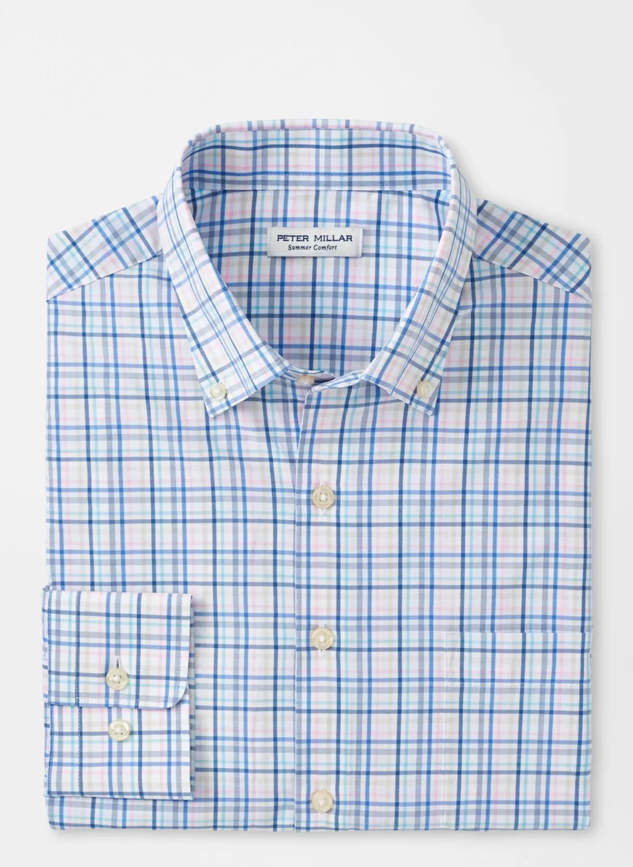 Peter Millar Roxbury Performance Poplin Sport Shirt