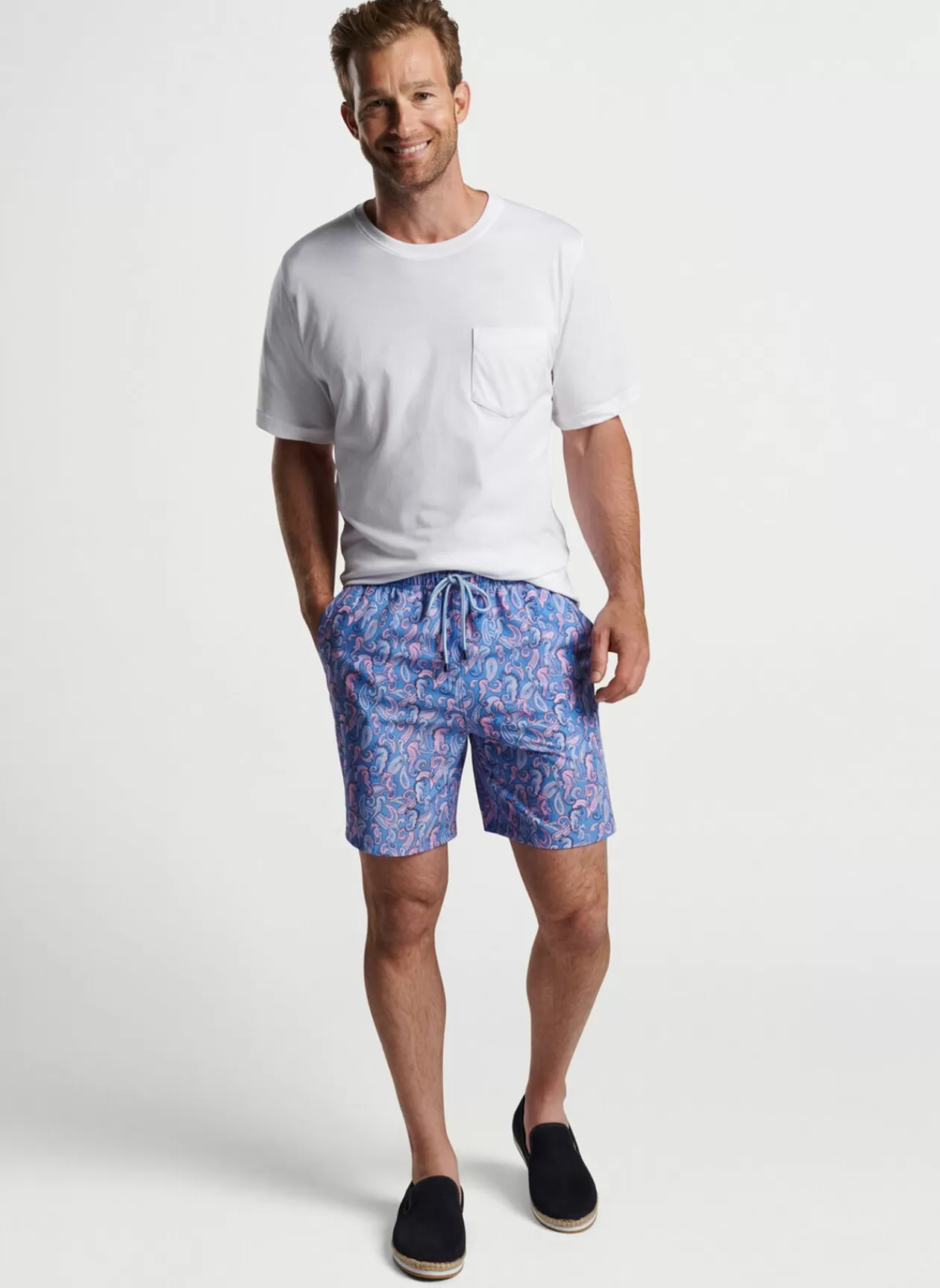 Peter Millar Seahorse Paisley Swim Trunk